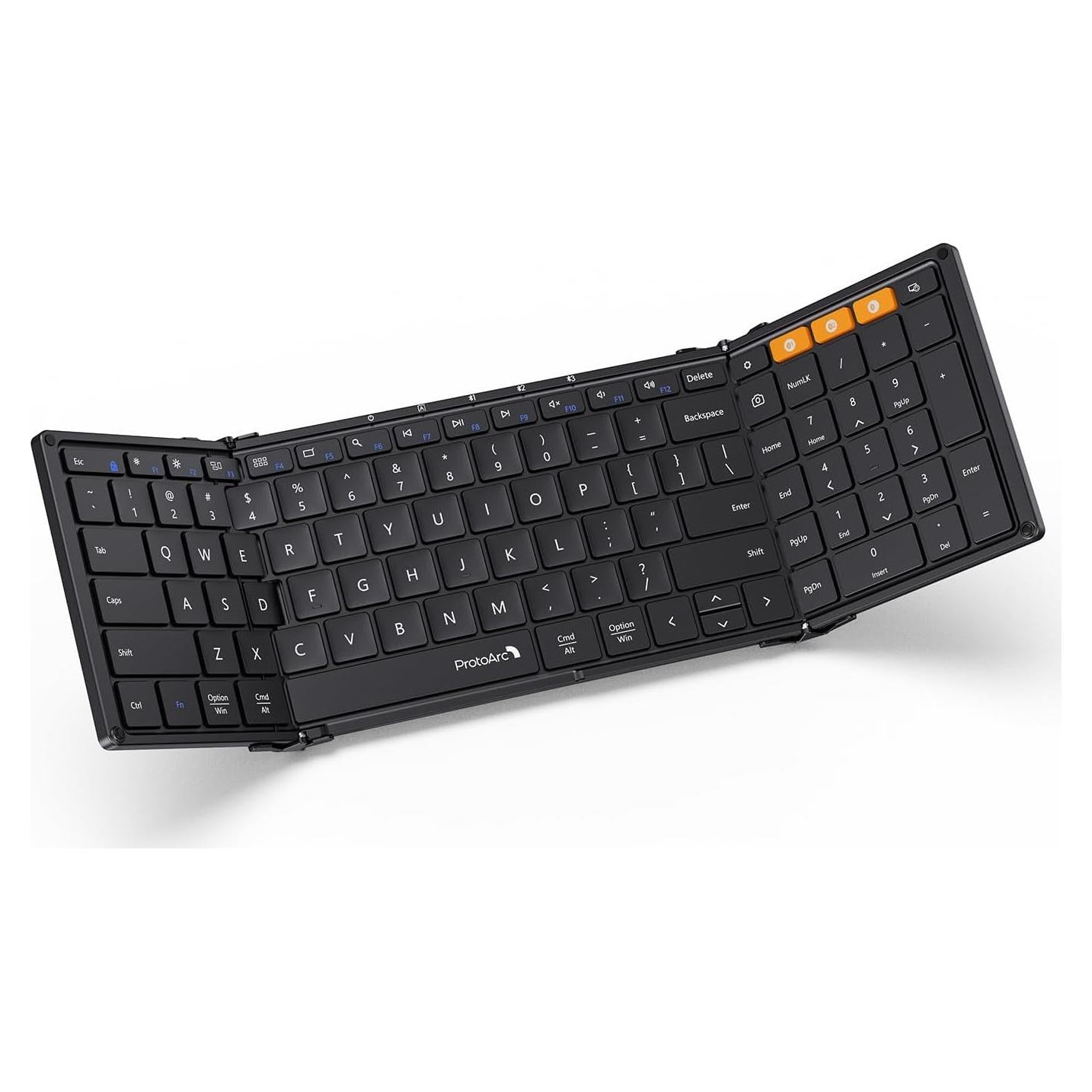 Teclado Bluetooth Plegable ProtoArc XK01 Inalámbrico Negro