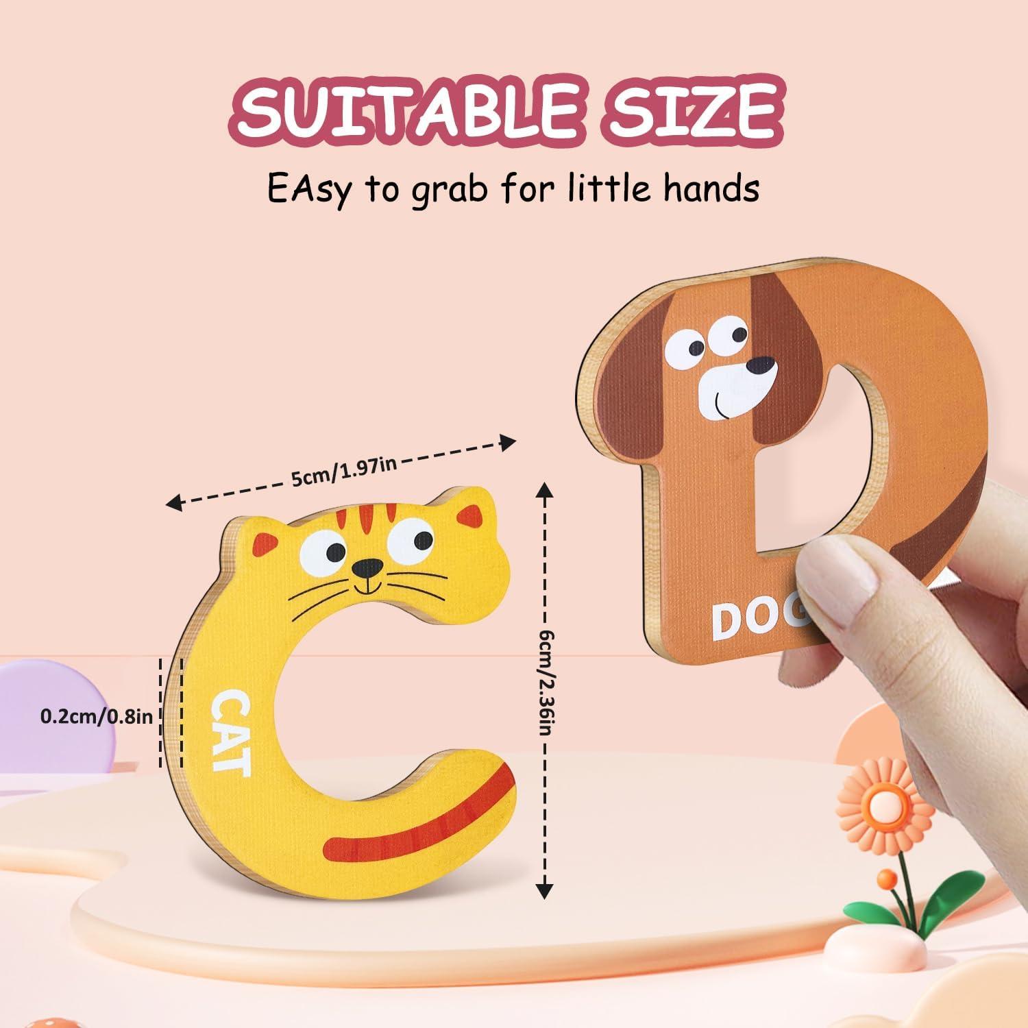 Letras Magnéticas ABC HoneyTolly - 26 Imanes Coloridos para Niños