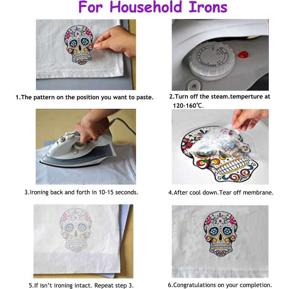 Calcomanías de Números de Hierro Mimeile 0-9 Vinilo Negro