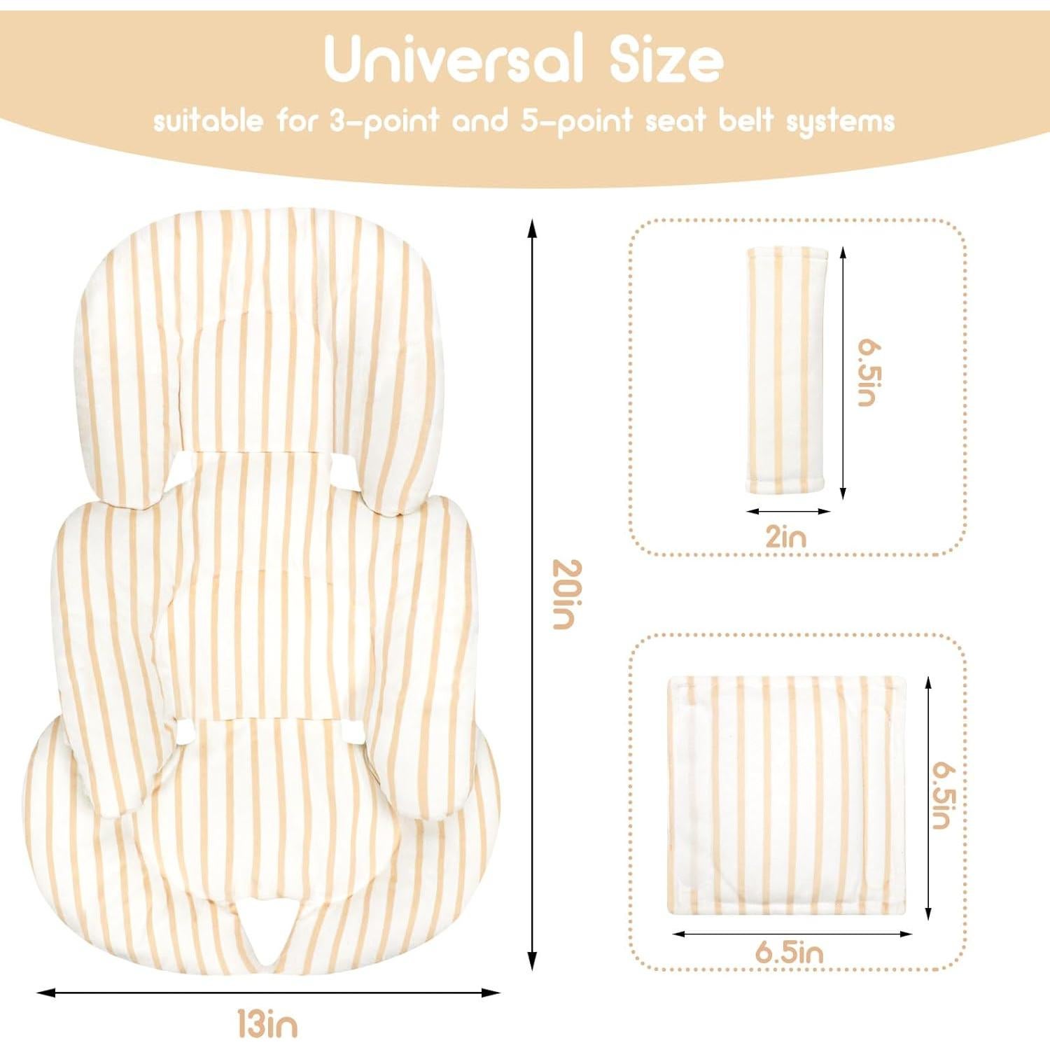 Inserto para Asiento de Auto Bebés CARUILI Marrón 0-5 Meses