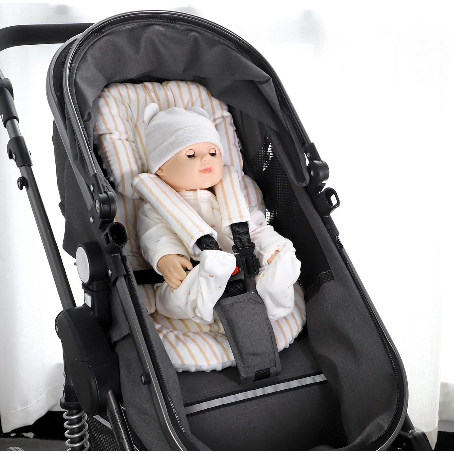 Inserto para Asiento de Auto Bebés CARUILI Marrón 0-5 Meses