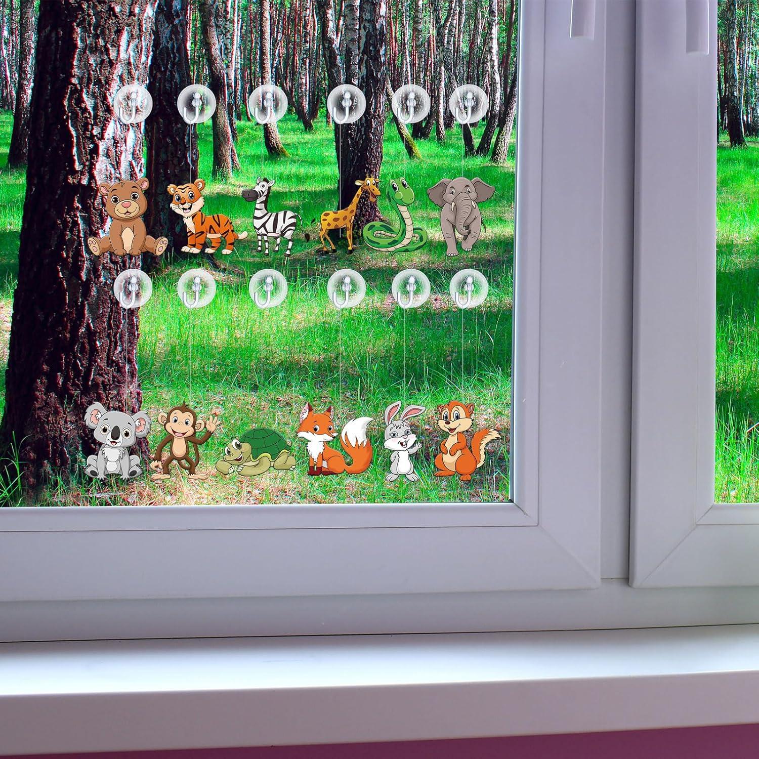 Kit de Manualidades Suncatcher Lewtemi 36 Piezas Animales