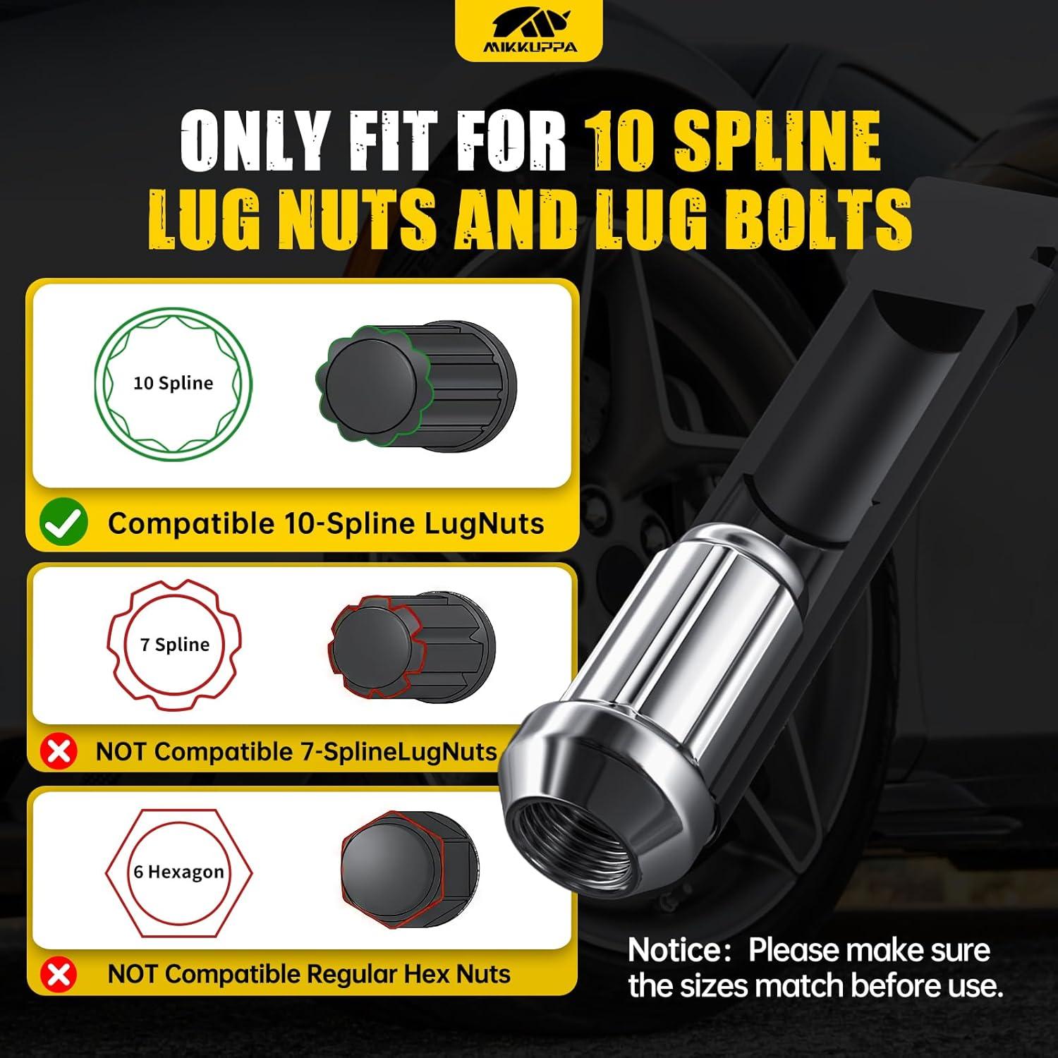 Llave de Tuerca Spline MIKKUPPA TA20-17/19 10 Puntos 17mm 19mm