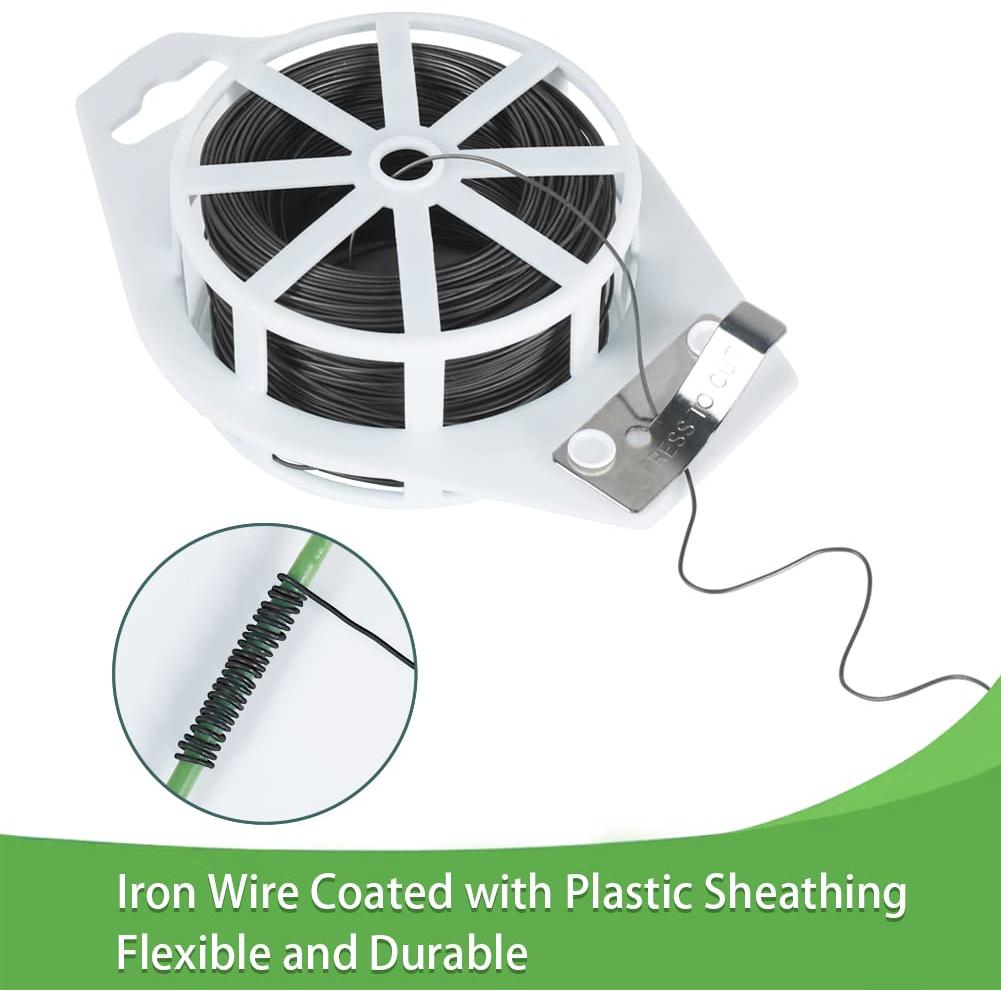 Alambre Floral Tenn Well 100m 22 Calibres Negro con Cortador