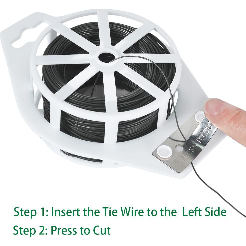 Alambre Floral Tenn Well 100m 22 Calibres Negro con Cortador