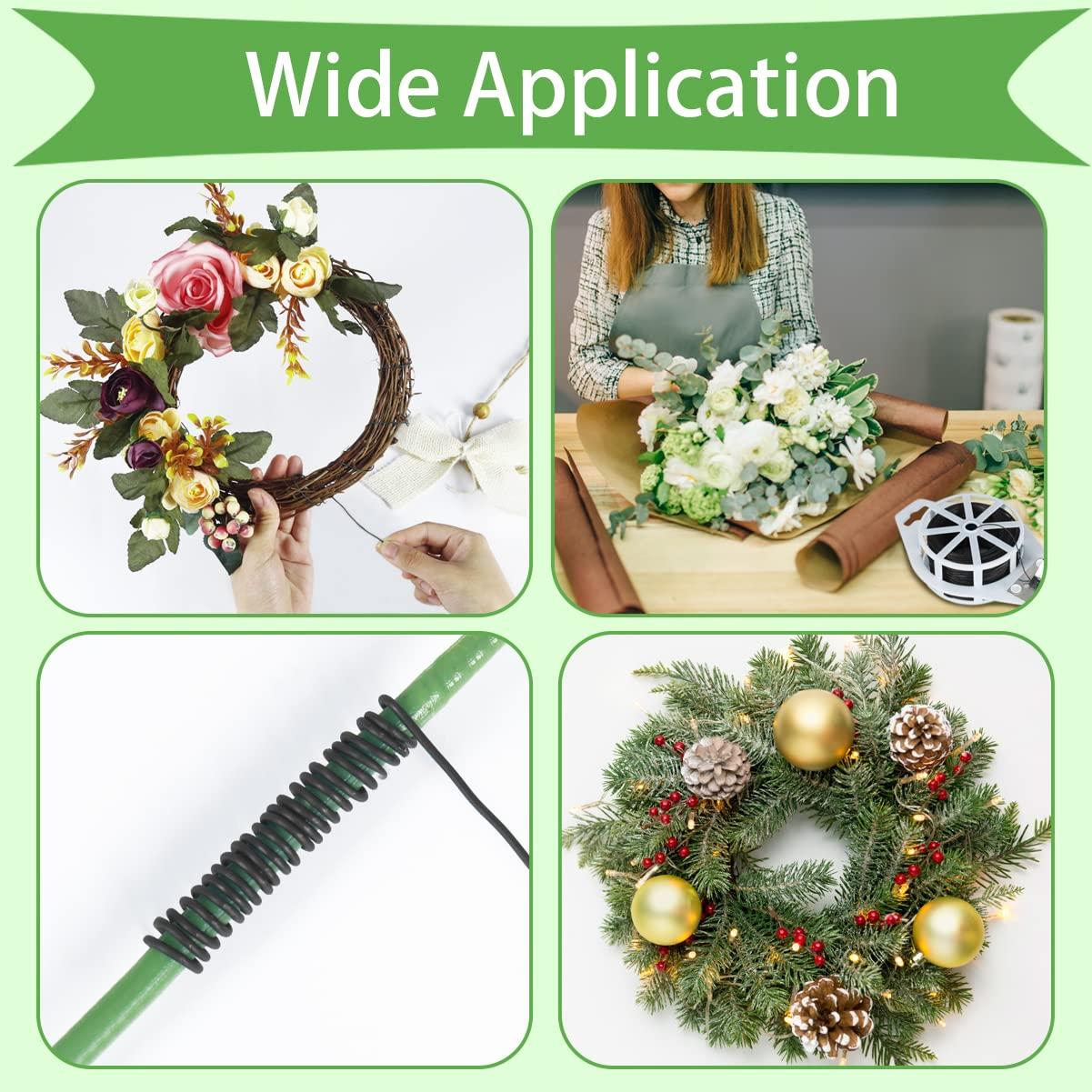 Alambre Floral Tenn Well 100m 22 Calibres Negro con Cortador