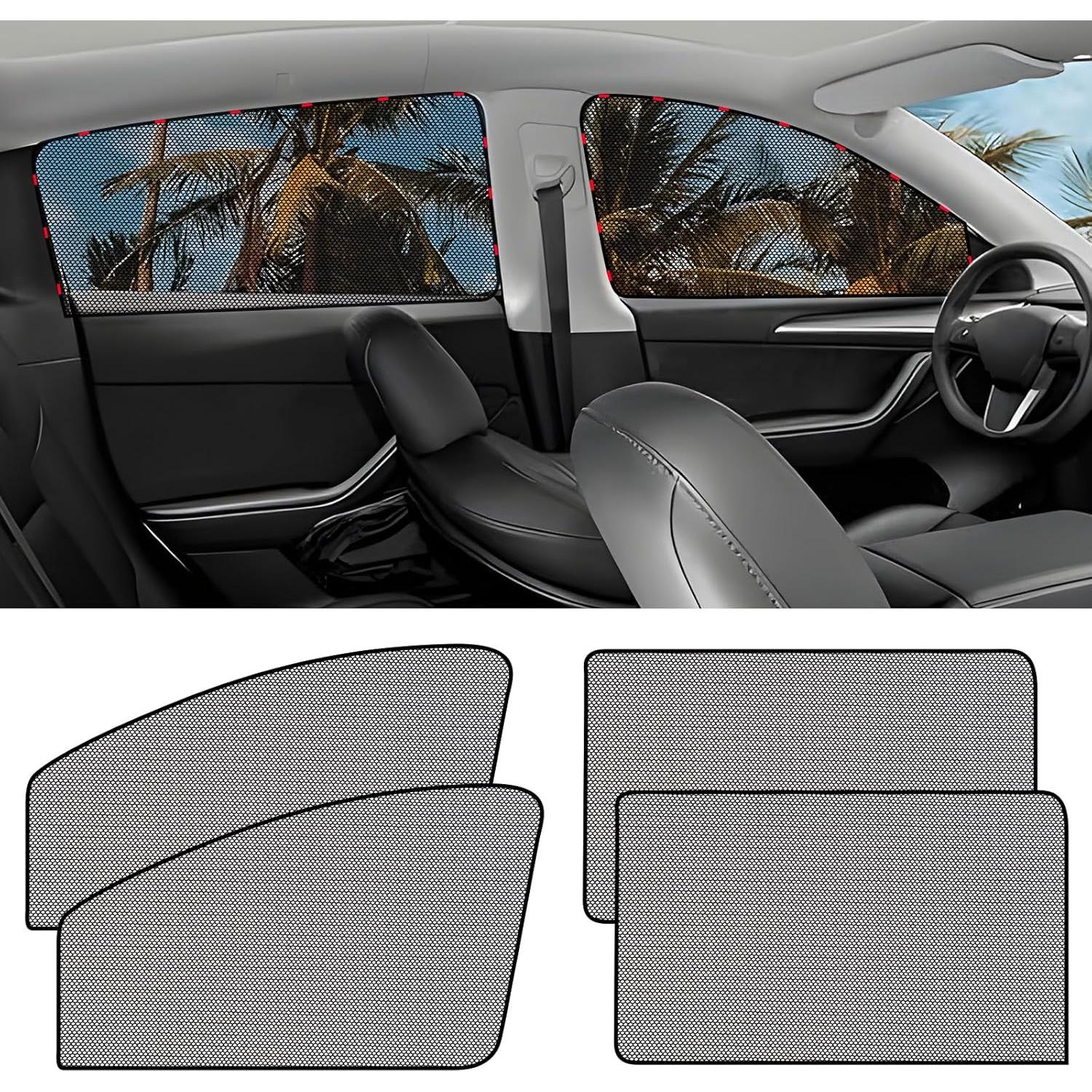 Cortina Solar de Ventana Lateral ZATOOTO para Coche Bebé