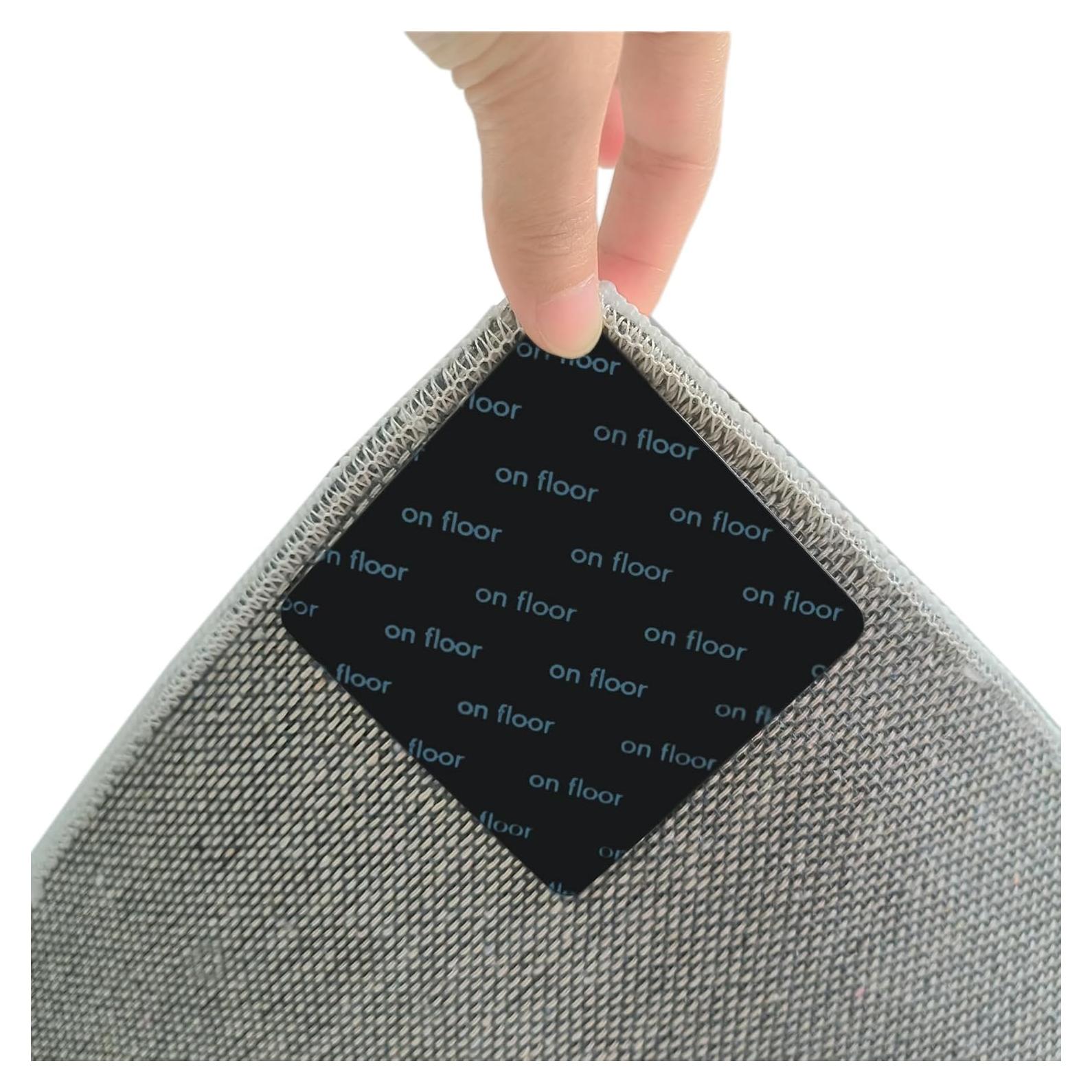 12 Almohadillas Antideslizantes para Alfombra Yinglejiacns 8x8cm