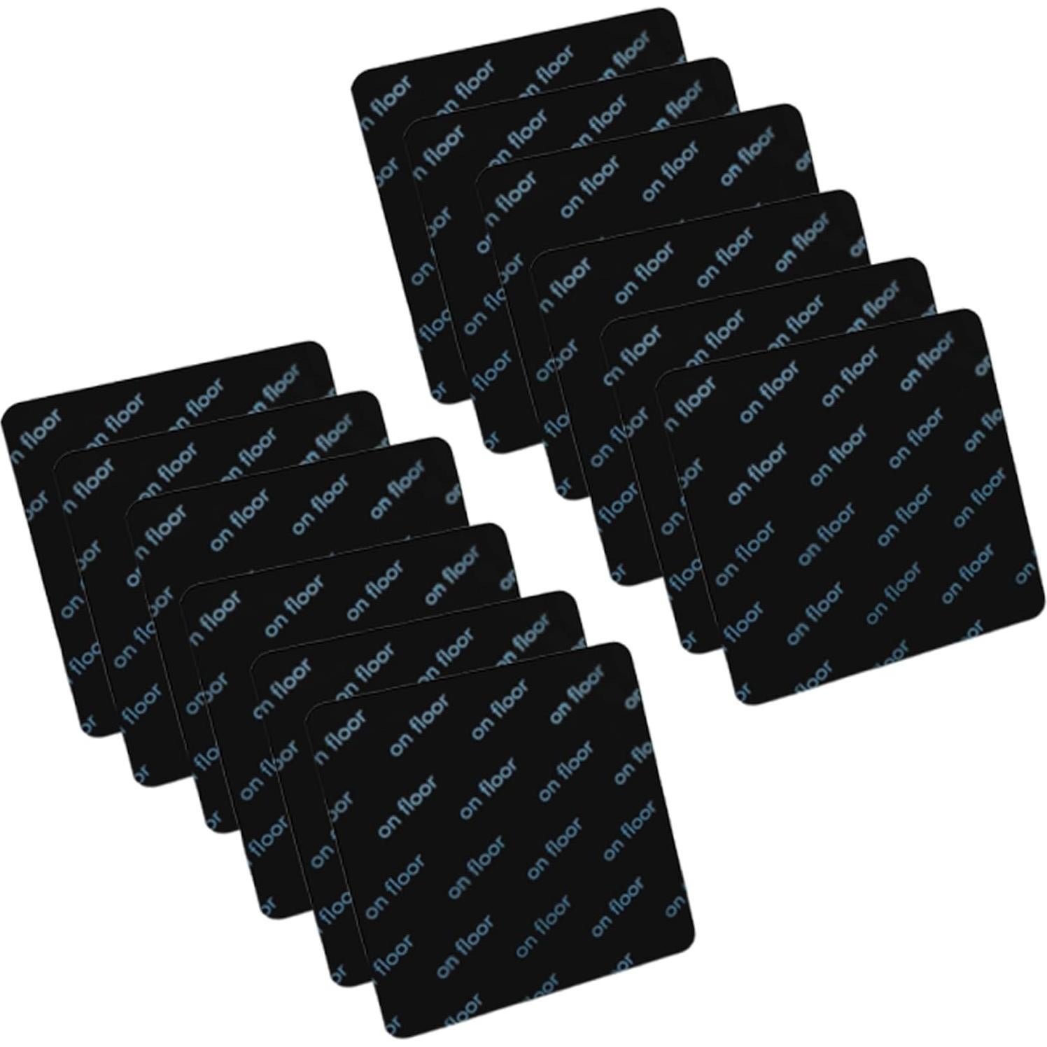 12 Almohadillas Antideslizantes para Alfombra Yinglejiacns 8x8cm