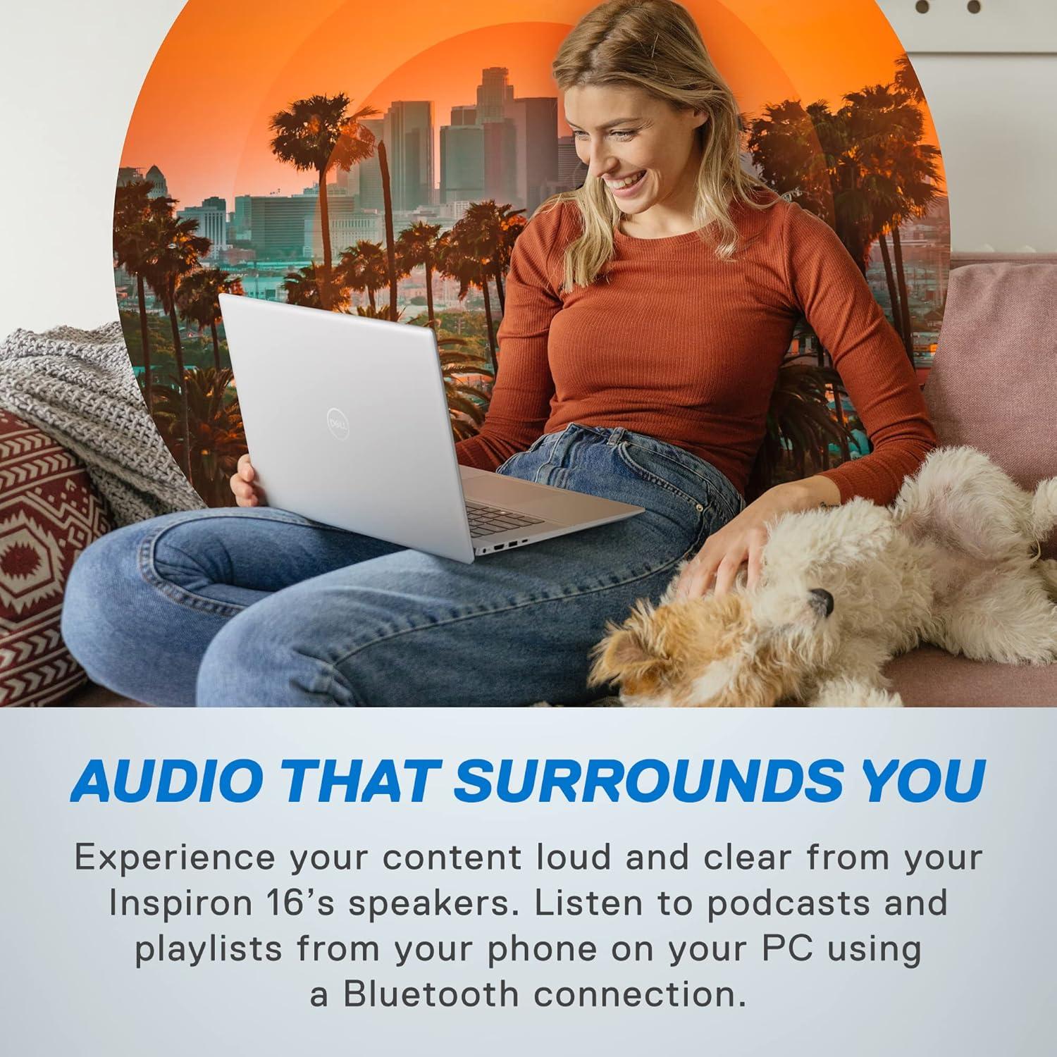 Laptop Dell Inspiron 16 5635 - AMD Ryzen 7, 16GB RAM, 1TB SSD