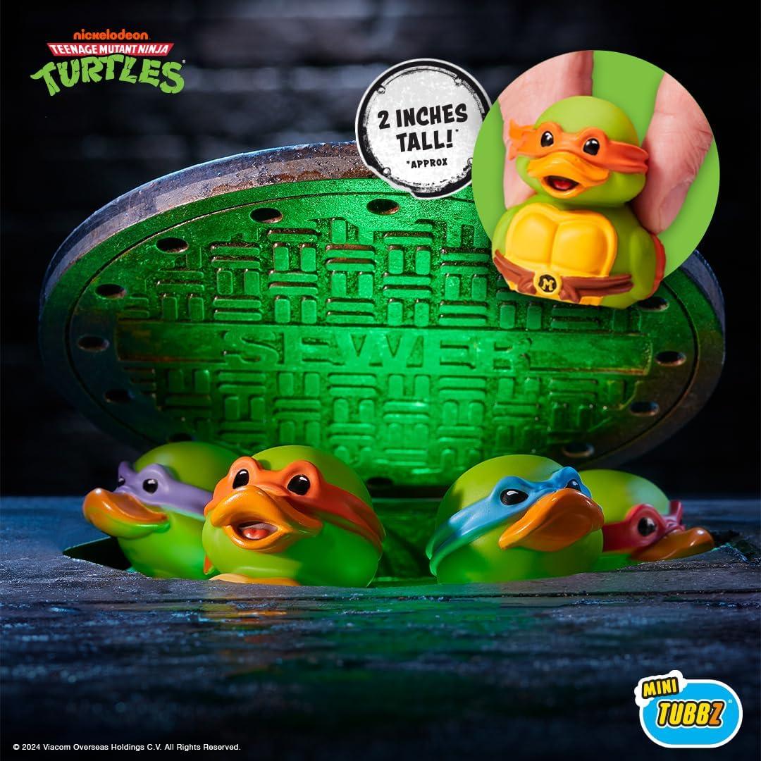 Figura Mini TUBBZ Donatello Pato de Goma 5cm TMNT