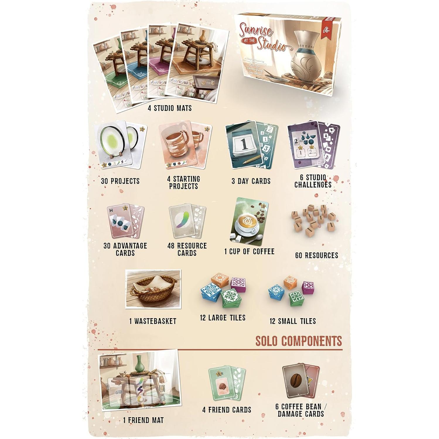 Juego de Mesa Amanecer en El Estudio - Pencil First Games