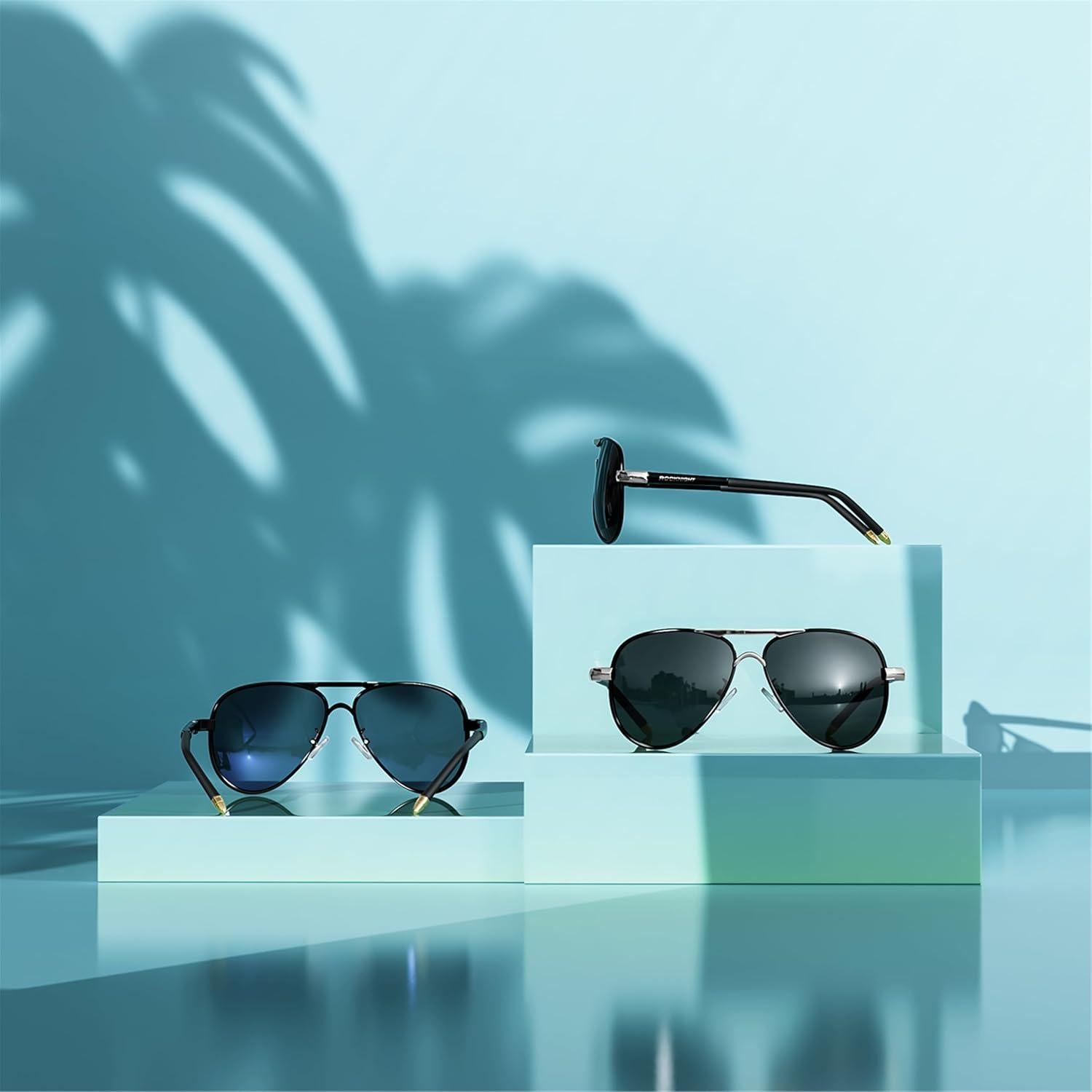 Gafas de sol aviador ROCKNIGHT UV400 polarizadas 58mm