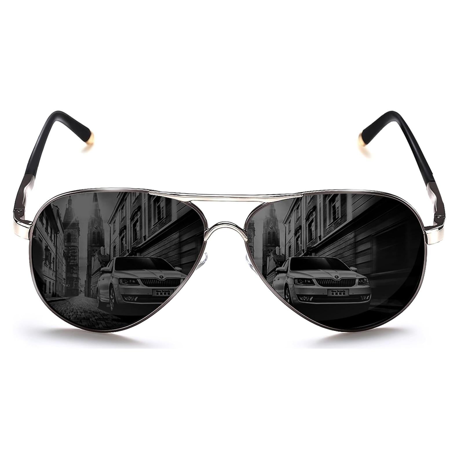 Gafas de sol aviador ROCKNIGHT UV400 polarizadas 58mm