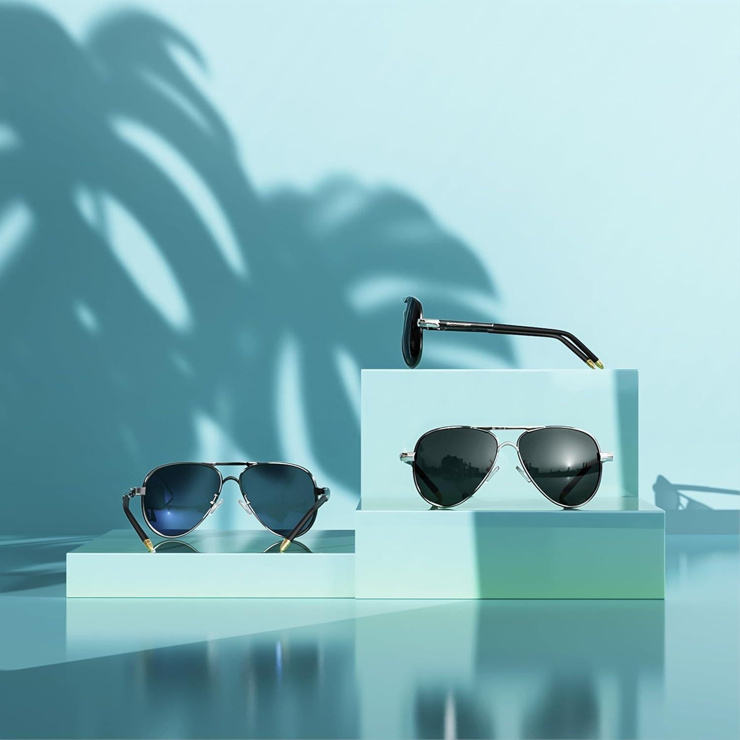 Gafas de sol aviador ROCKNIGHT UV400 polarizadas 58mm