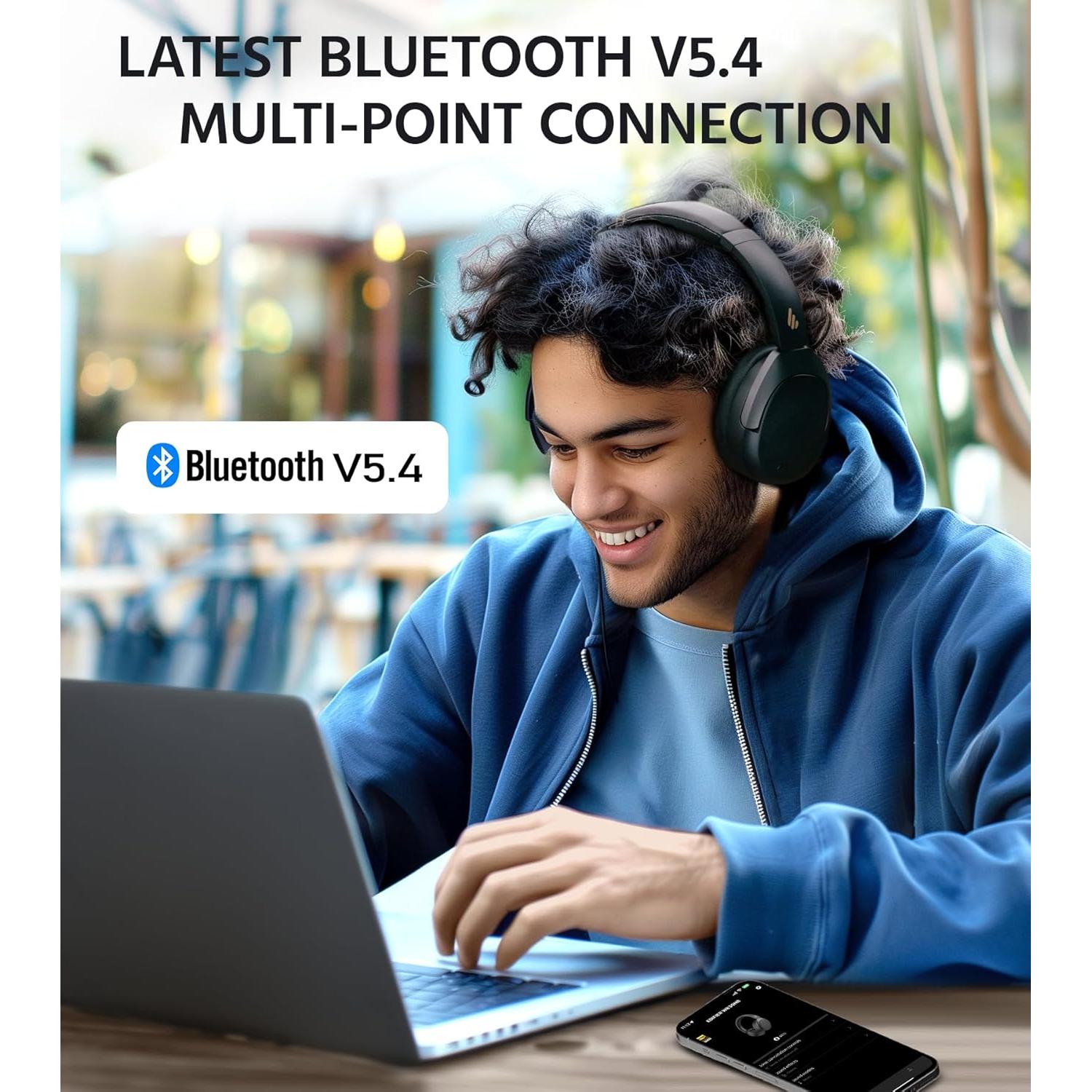 Edifier W830NB Auriculares Inalámbricos ANC 94H Bluetooth 5.4 - Negro