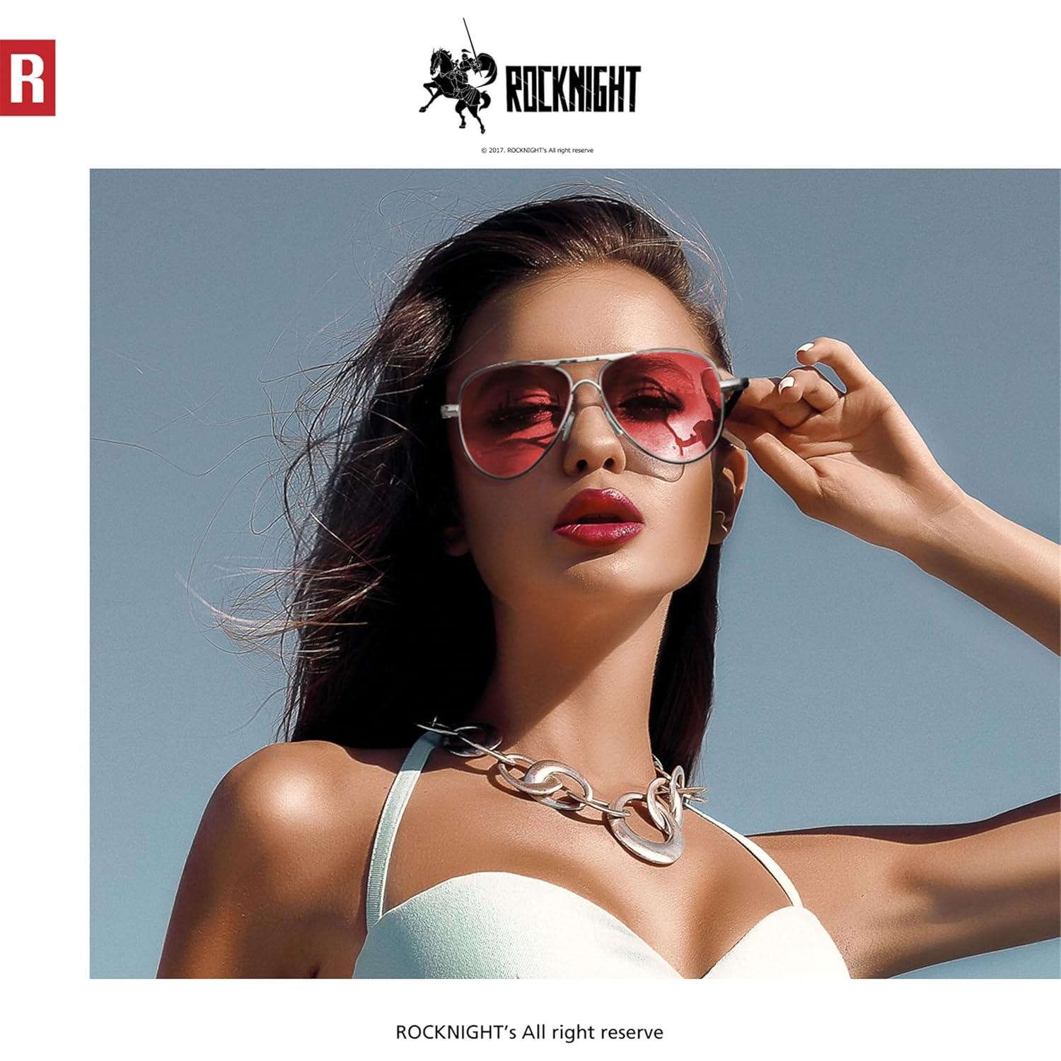 Gafas de sol aviador ROCKNIGHT UV400 polarizadas 58mm