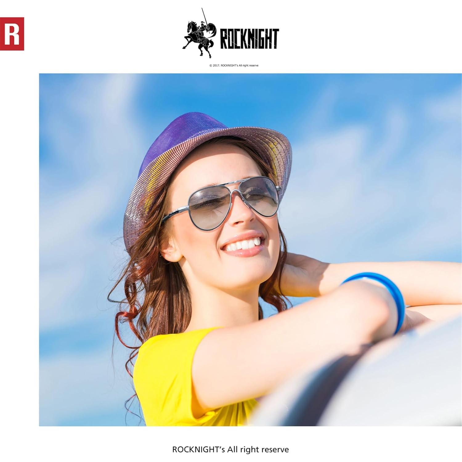 Gafas de sol aviador ROCKNIGHT UV400 polarizadas 58mm