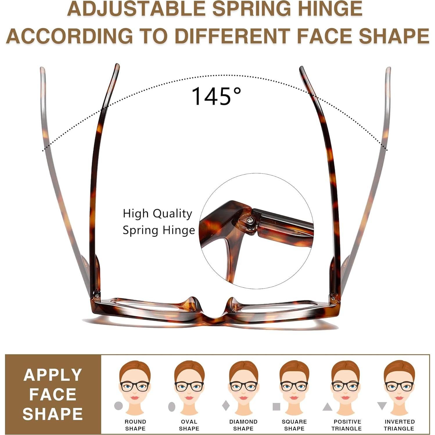 Gafas de Lectura LOUOL 1.75x Bloqueo Luz Azul Estilo Vintage