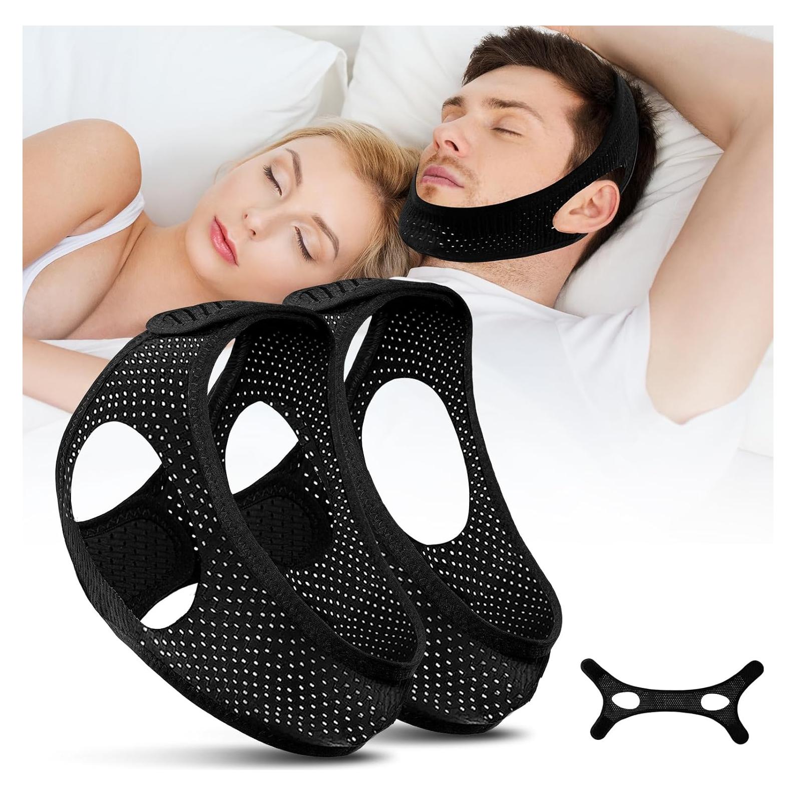 Correa de Barbilla Ajustable Yampahpa para Dormir - Antironquido