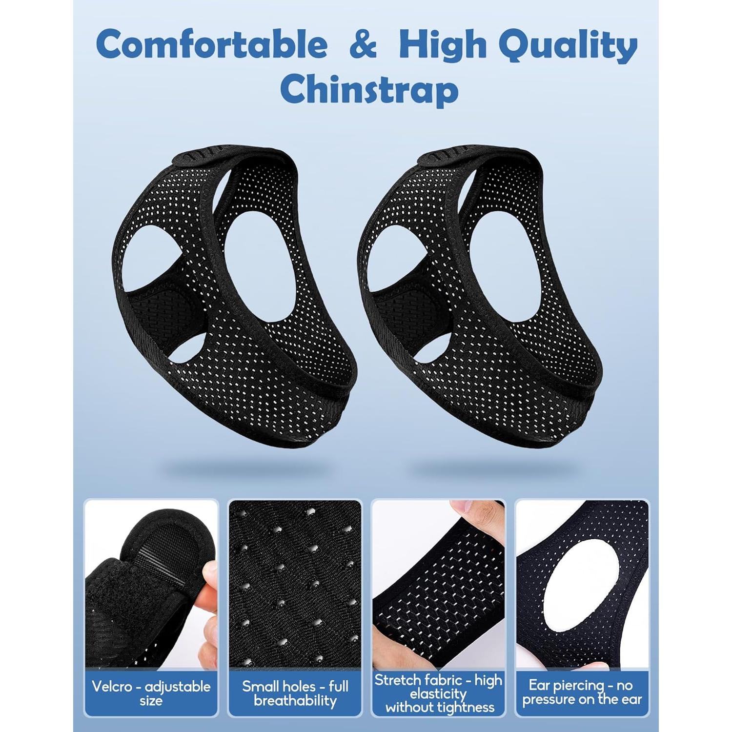 Correa de Barbilla Ajustable Yampahpa para Dormir - Antironquido