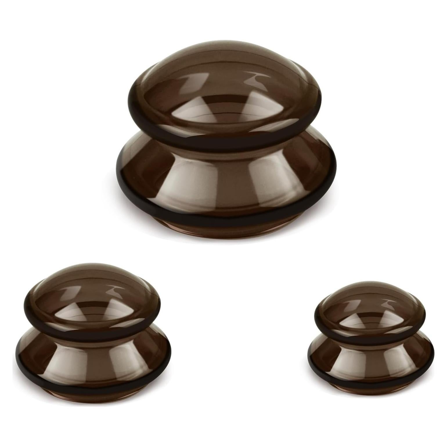 Kit de Ventosas de Silicona Excitsayno para Masaje 3 Tamaños