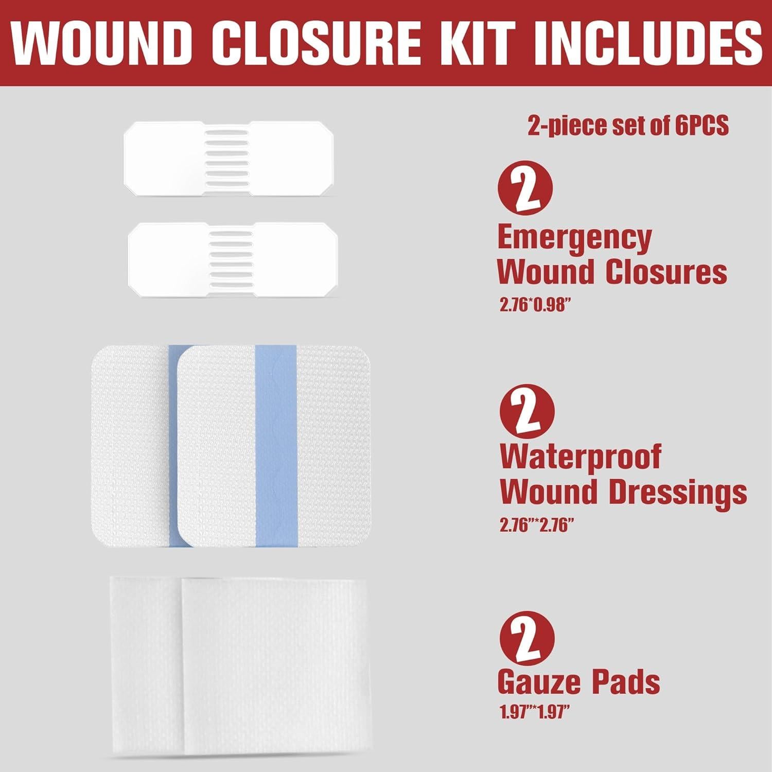 Kit de Cierre de Heridas Dotodo 2PCS - Vendajes Mariposa