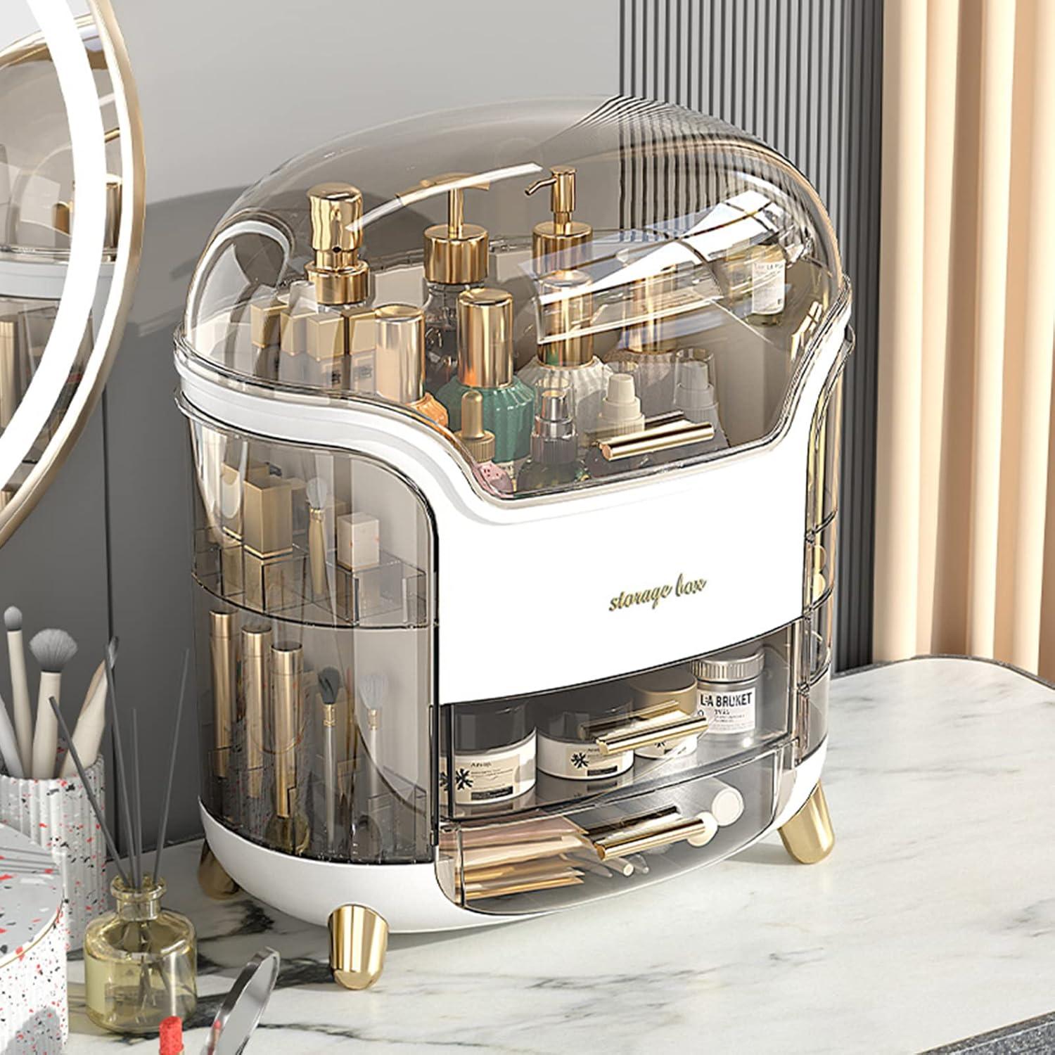 Estuche de Maquillaje Ergocar Blanco Portátil 30x20x34cm