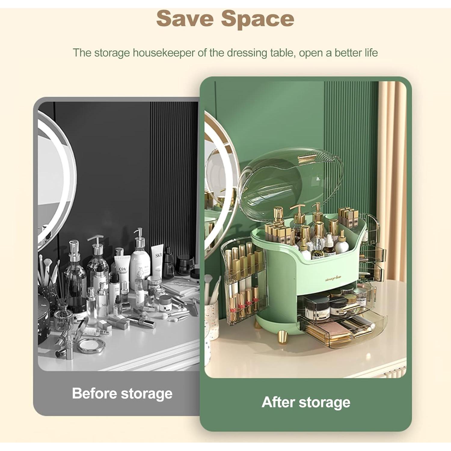 Estuche de Maquillaje Ergocar Blanco Portátil 30x20x34cm