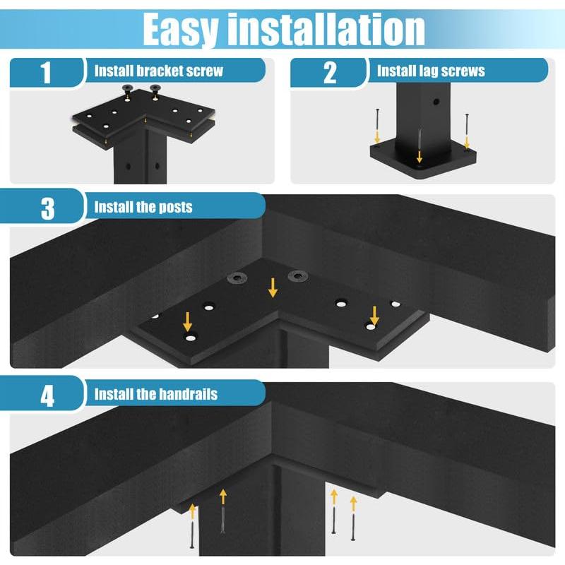 Poste de esquina para cable KIT 42" (106.68 cm) - 1 pieza