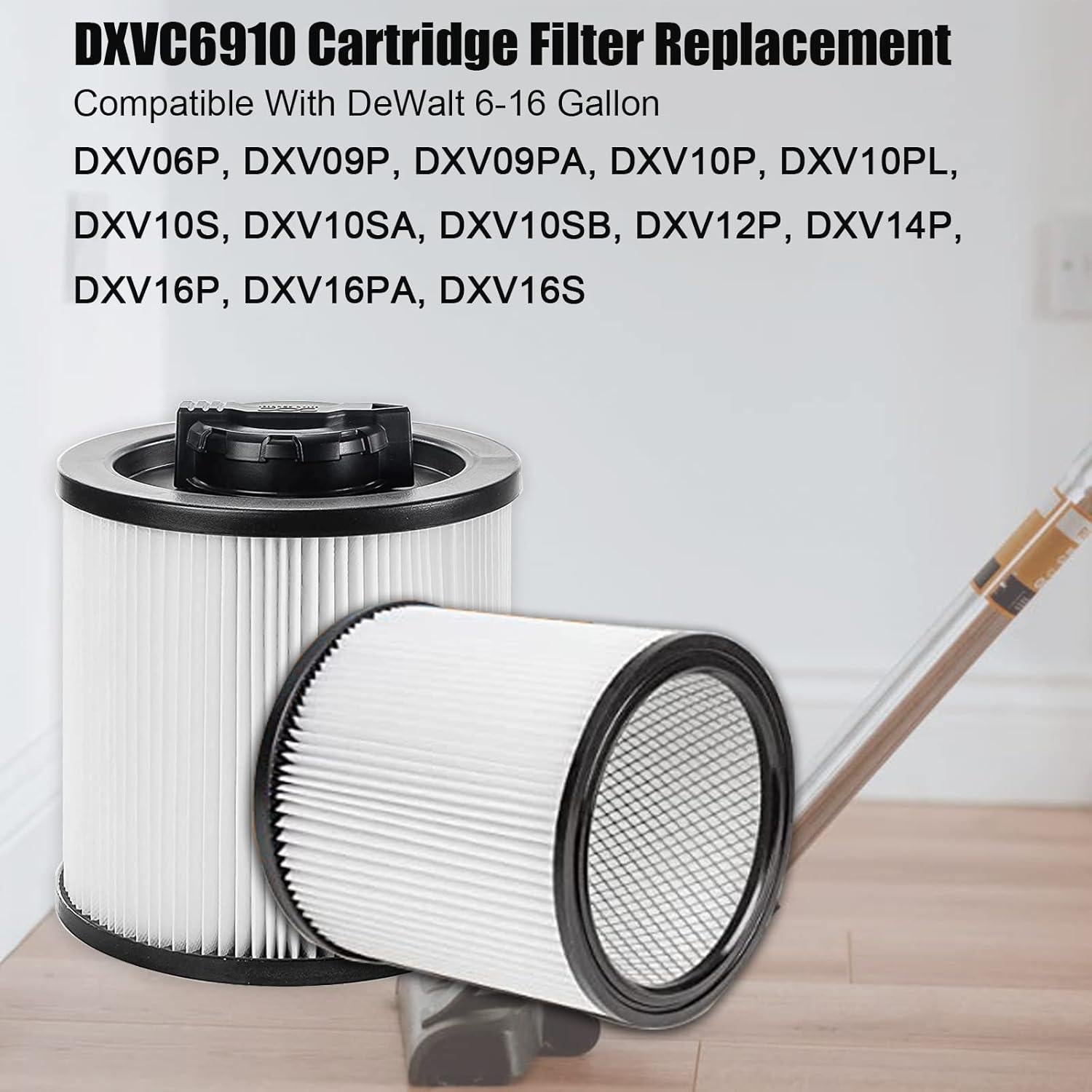 Filtro de Reemplazo ANBOO DXVC6910 para Aspiradoras 6-16 Gal
