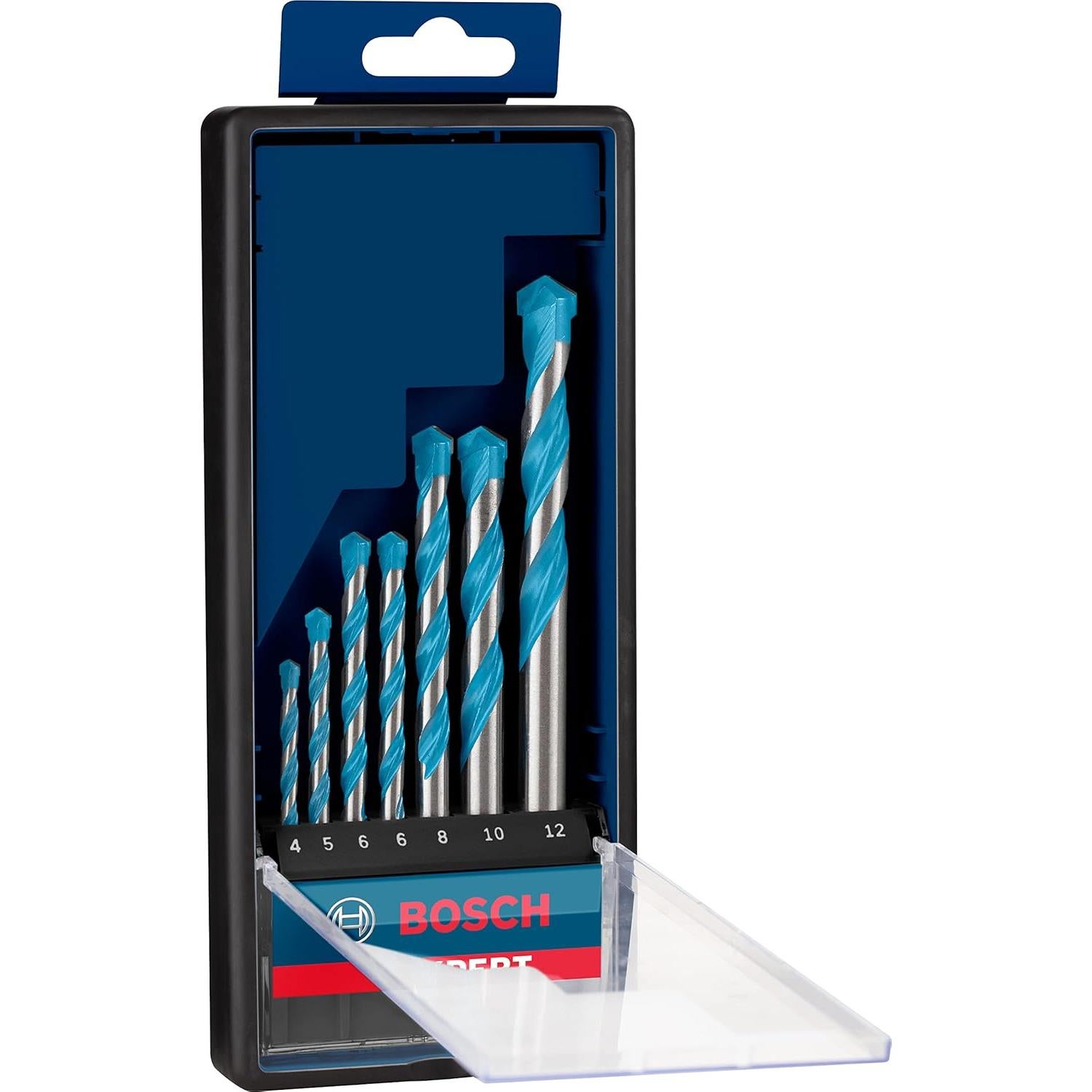 Juego de Brocas MultiConstrucción Bosch Expert CYL-9 7 Piezas Ø 4-12 mm