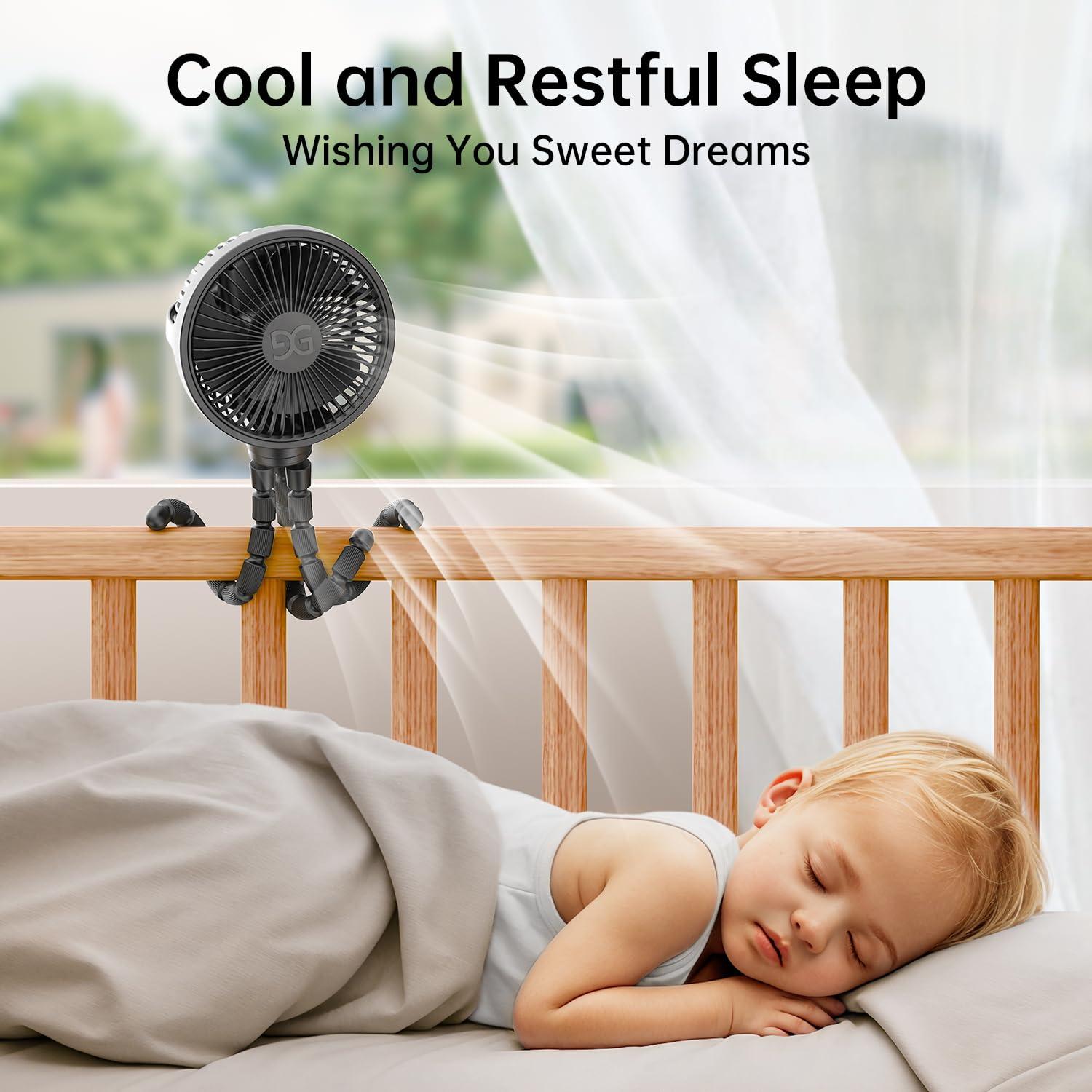 Ventilador de Coche GUSGU GF-35 Portátil Batería Recargable