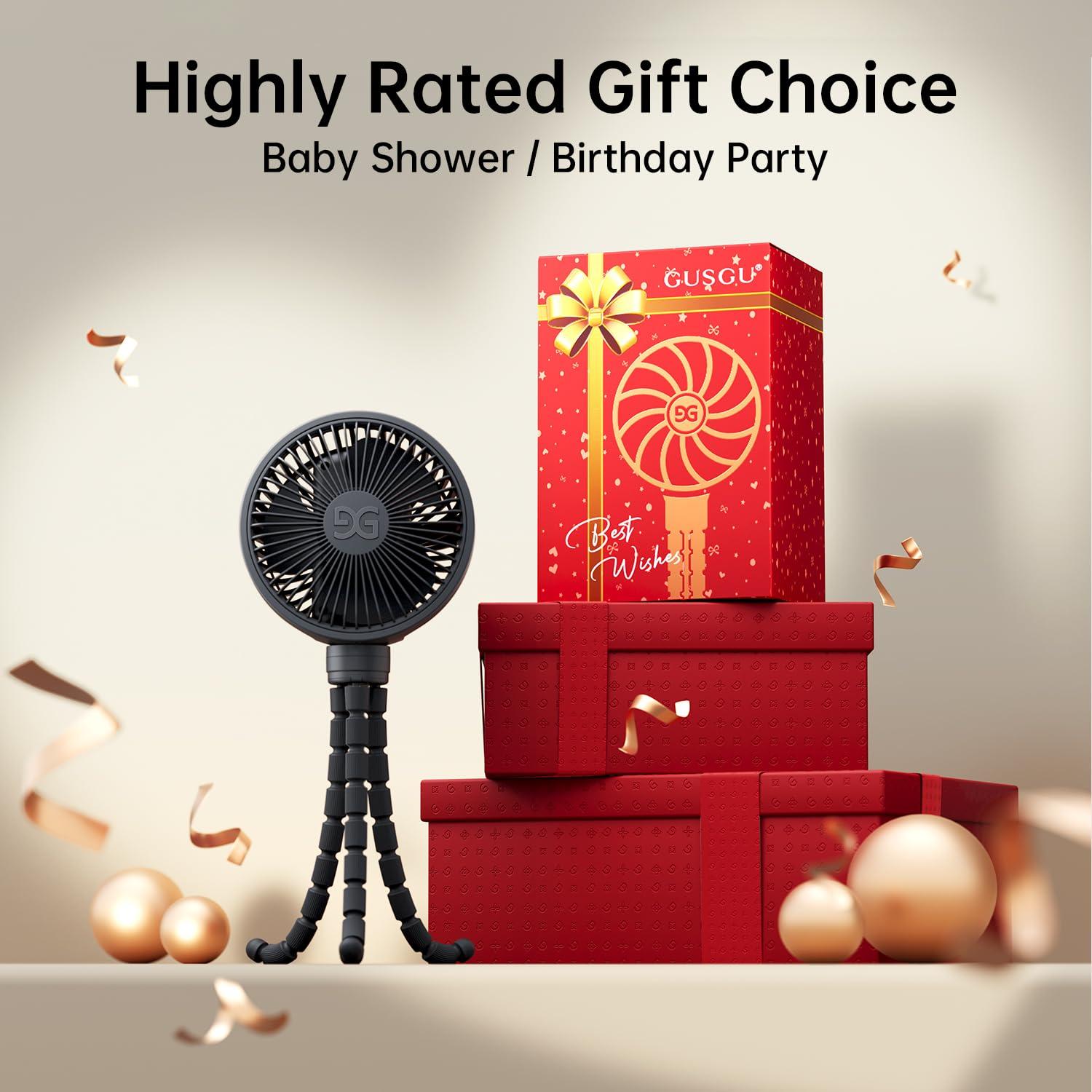 Ventilador de Coche GUSGU GF-35 Portátil Batería Recargable