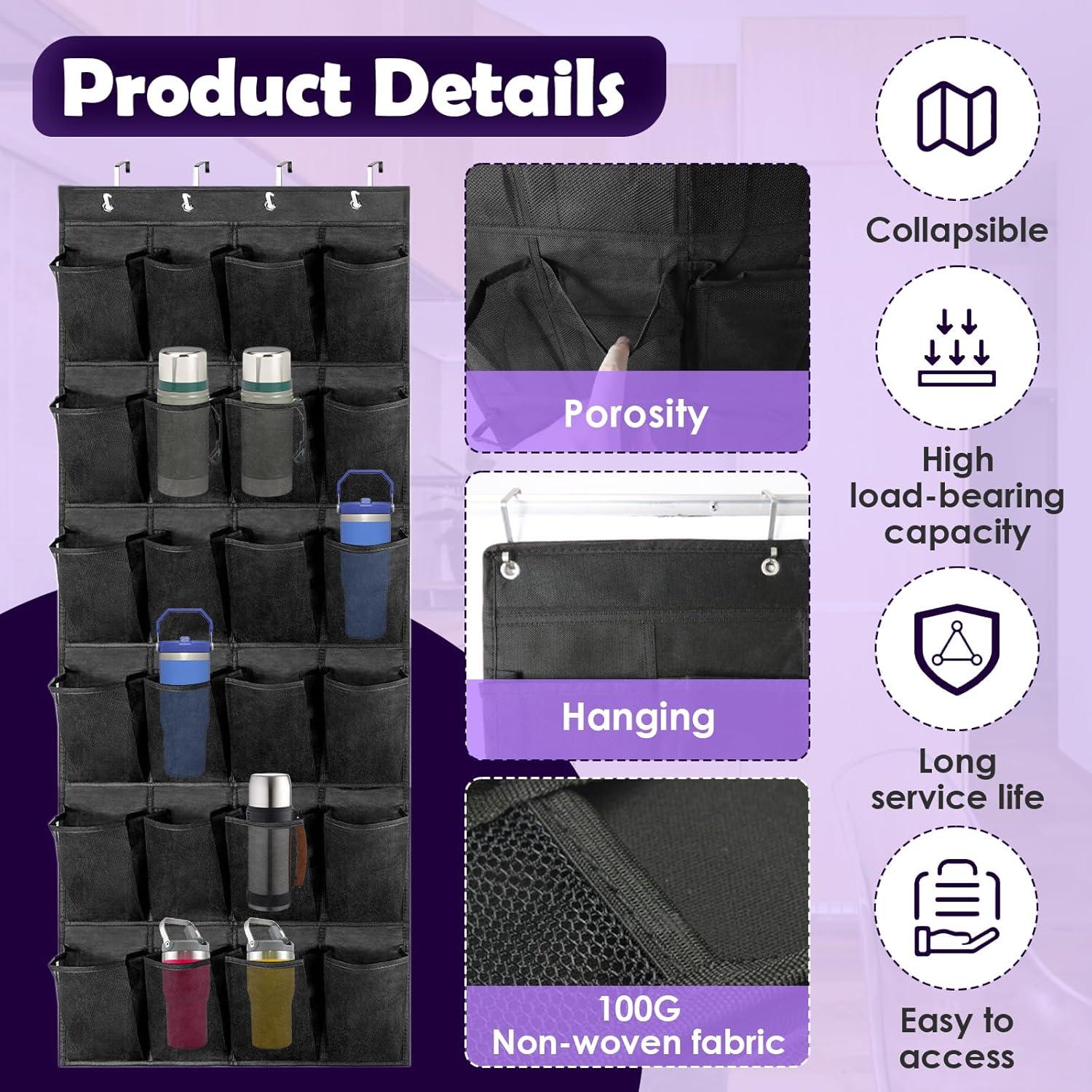 Organizador de Botellas de Agua Chaseroad 24 Bolsillos Plegable