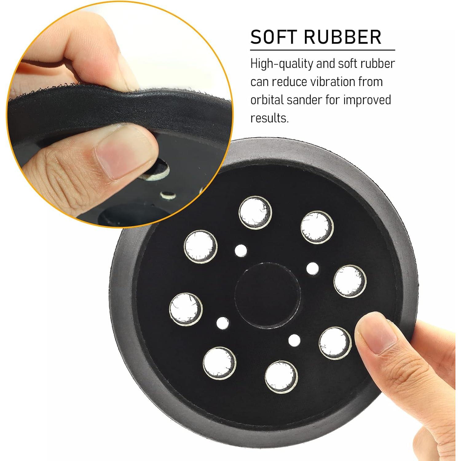 Almohadilla de Lijado 5" RUIHONGV para Lijadoras Ridgid R2600, R2601