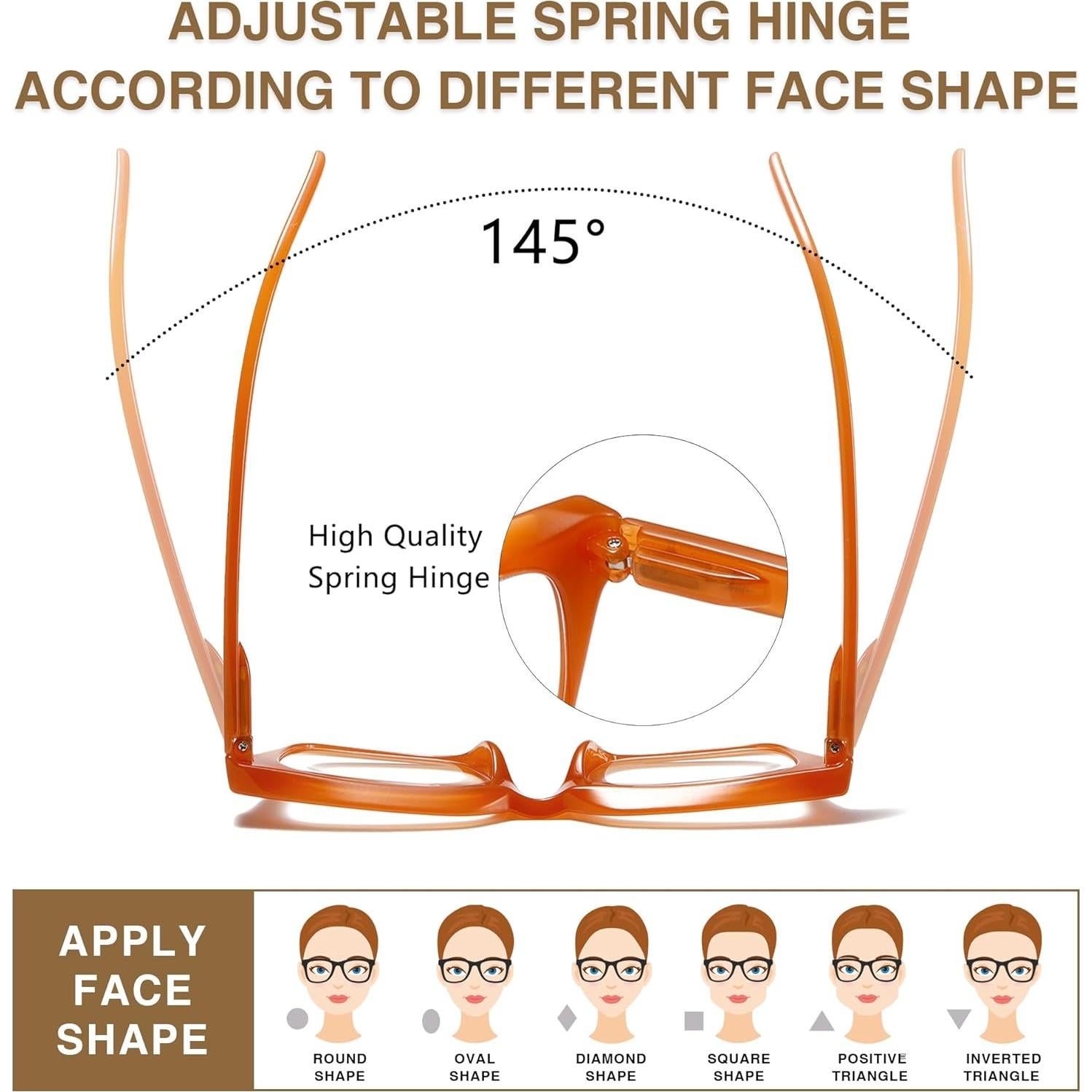 Gafas de lectura LOUOL READER con bloqueo luz azul 2.25x