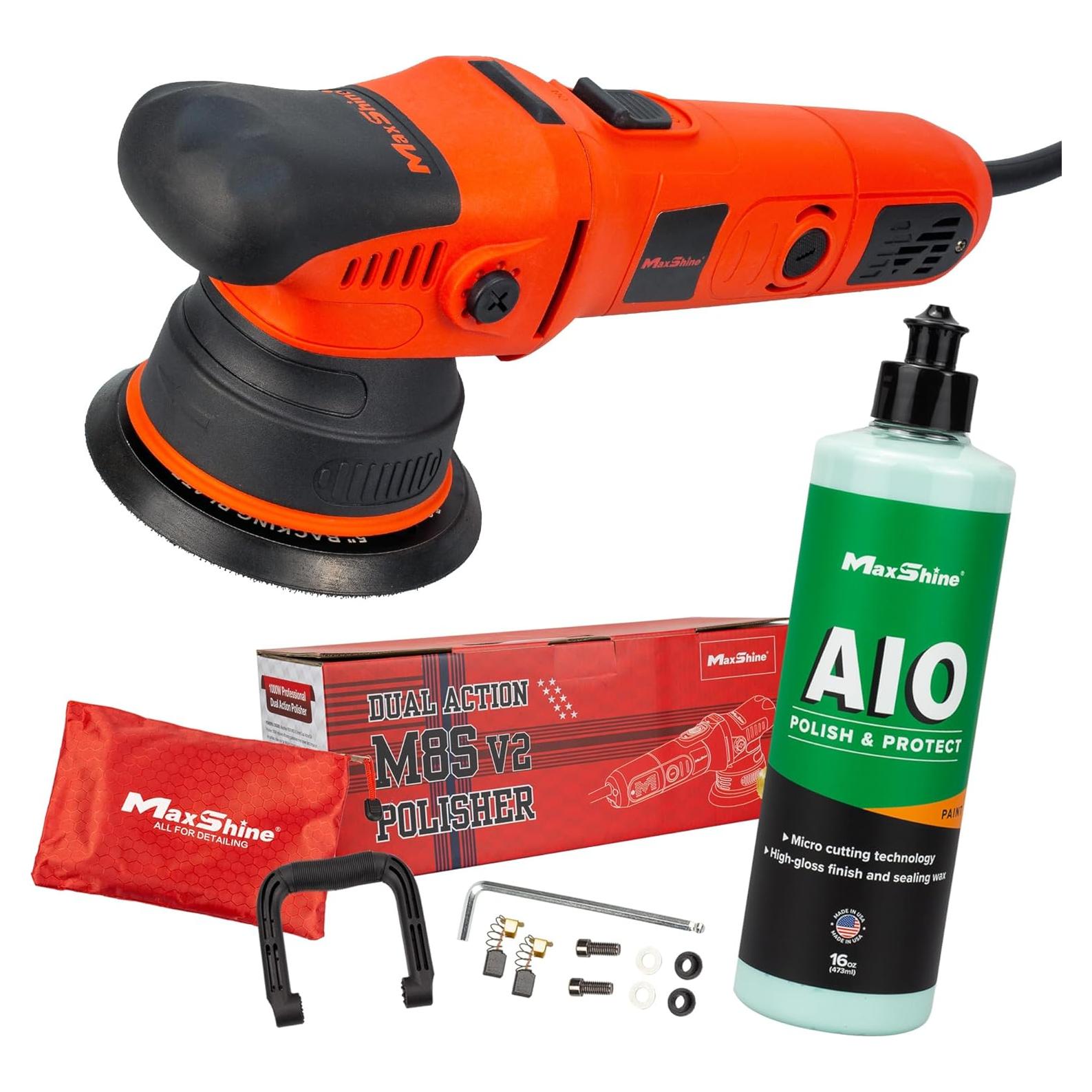 Pulidora Doble Acción Maxshine M8S V2 1000W 8mm 5"