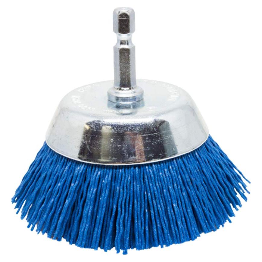 Cepillo de Rueda de Alambre Abrasivo Nylon 6.35 cm Benchmark