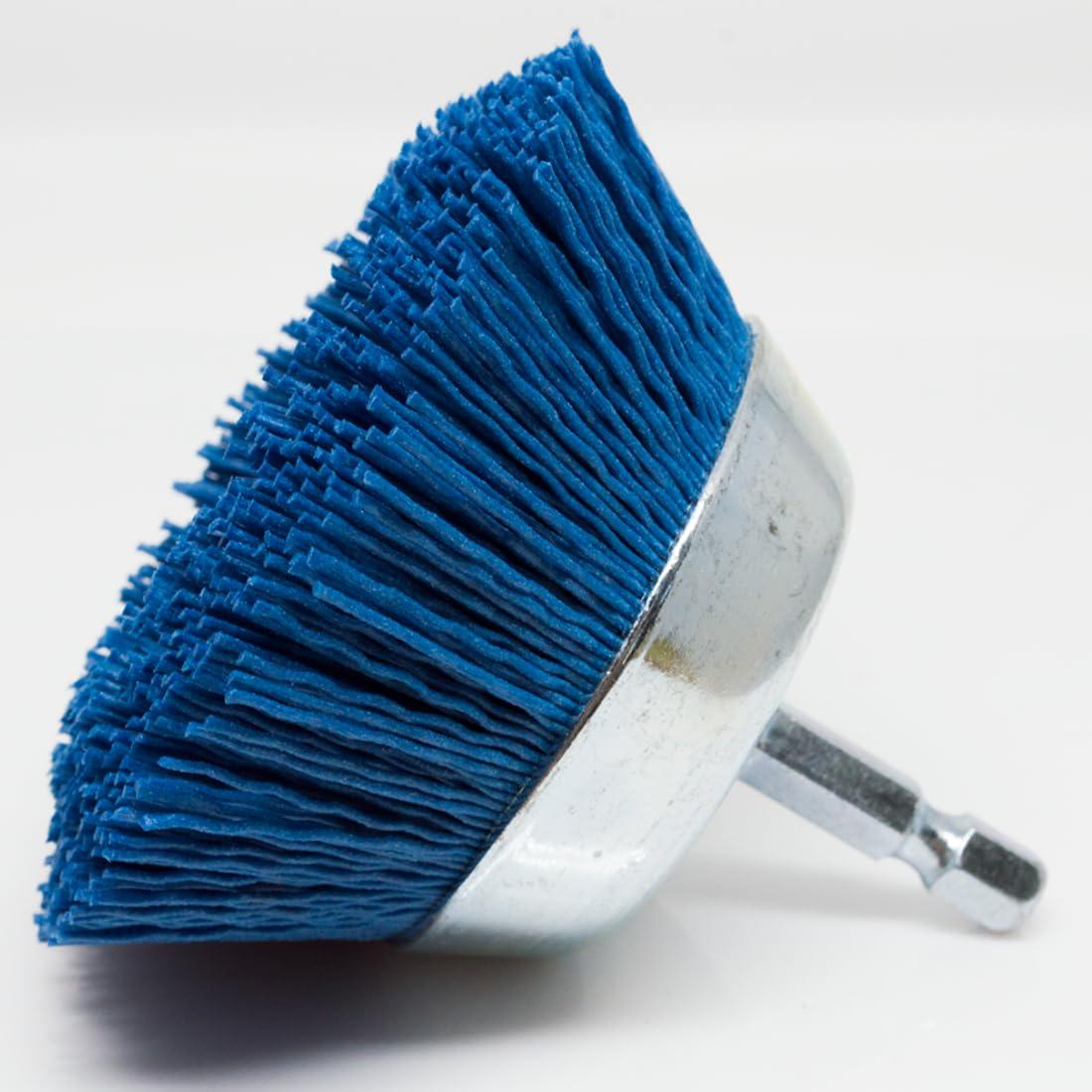 Cepillo de Rueda de Alambre Abrasivo Nylon 6.35 cm Benchmark