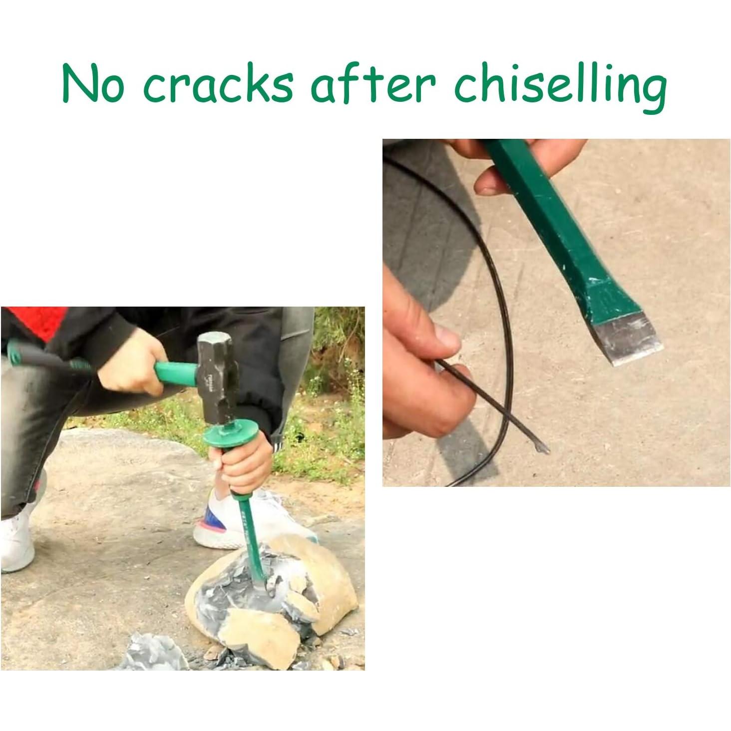 Cincel de albañil Lestino 30 cm acero forjado antideslizante