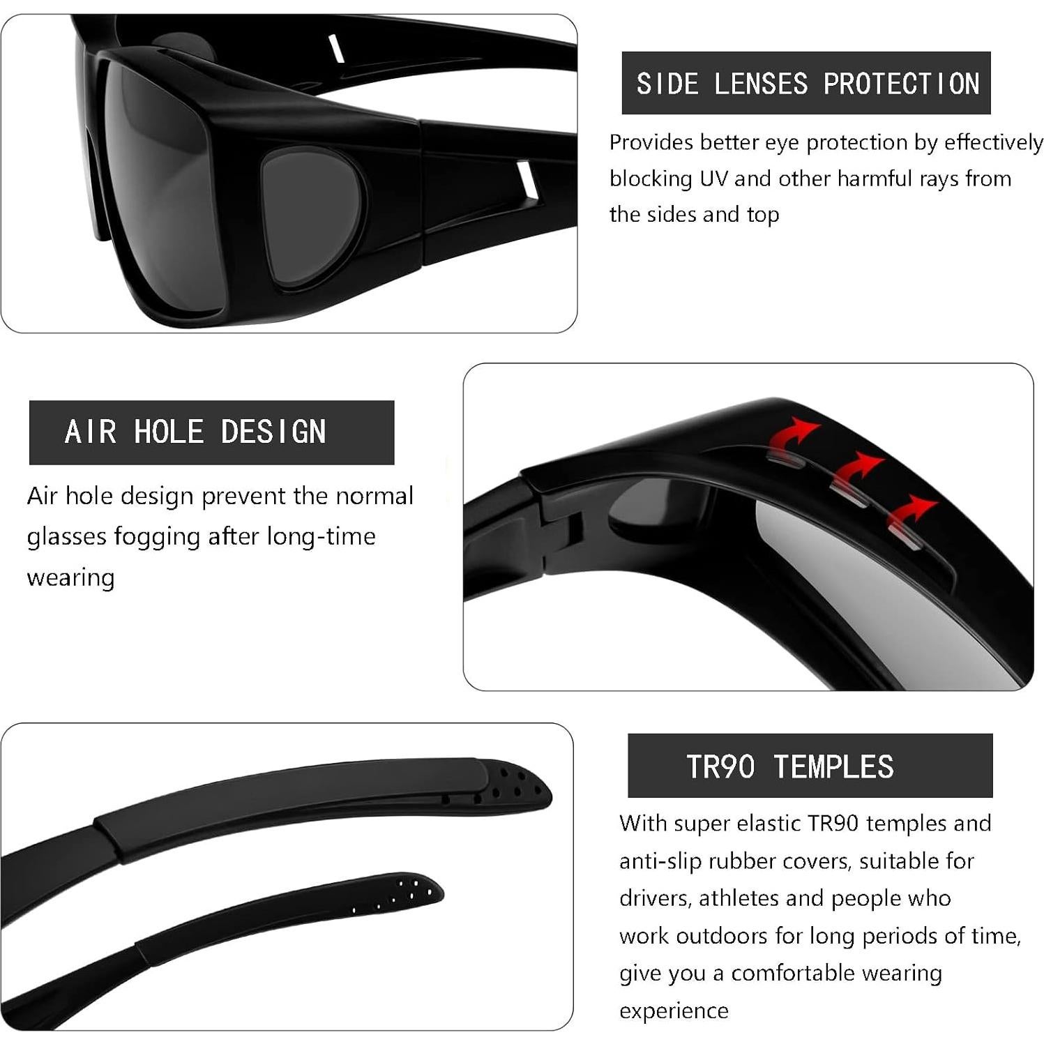 Gafas de Sol Polarizadas KANASTAL UV400 para Hombres y Mujeres