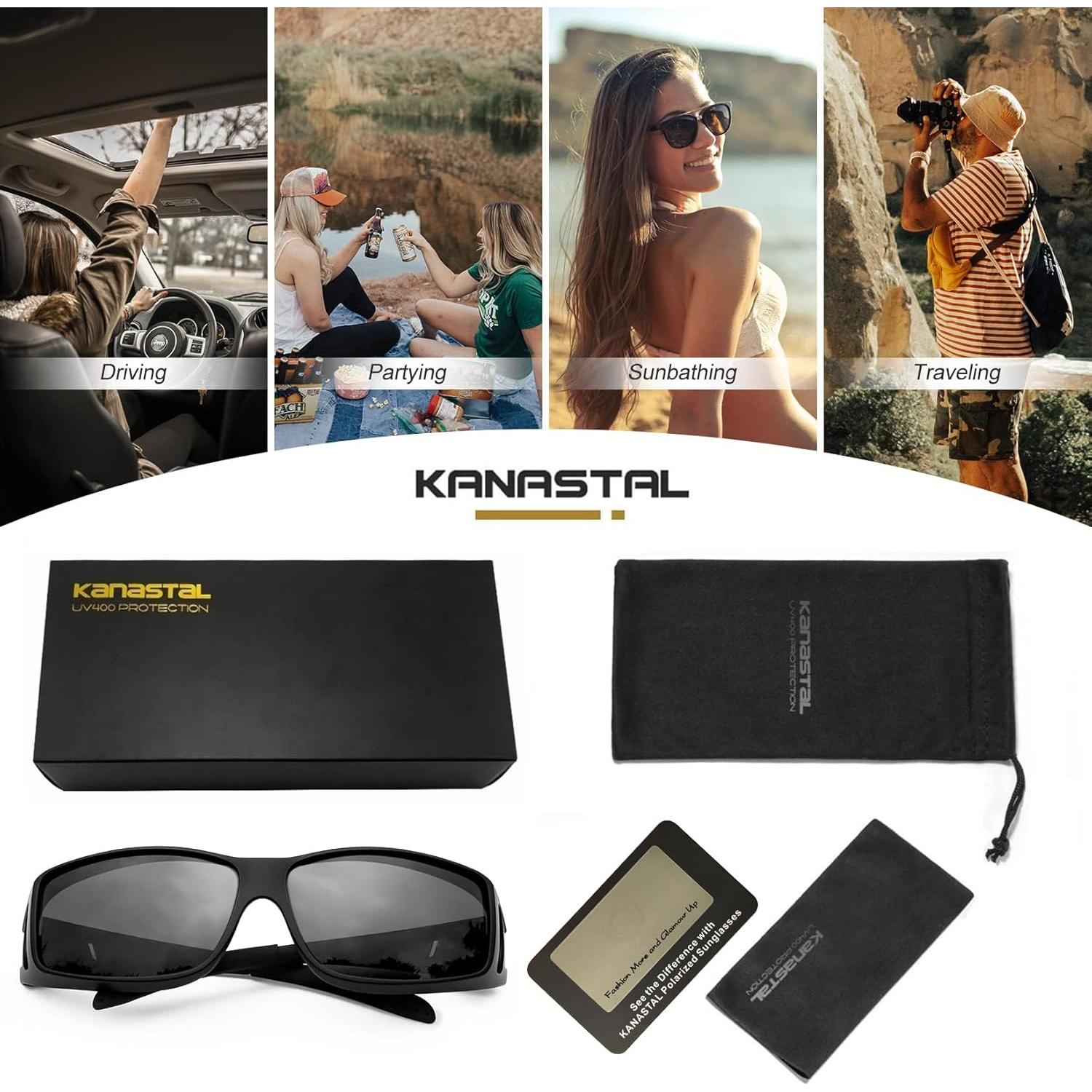 Gafas de Sol Polarizadas KANASTAL UV400 para Hombres y Mujeres