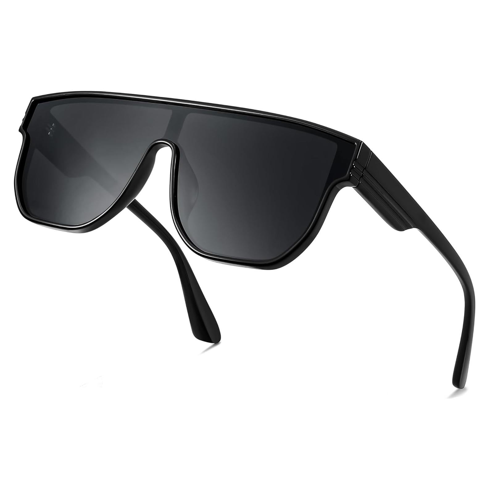 Gafas de sol polarizadas FEISEDY cuadradas grandes para mujer y hombre