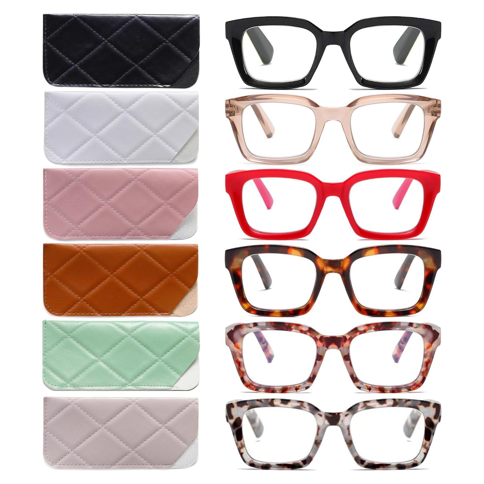 Gafas de Lectura LOUOL 2.25x Estilo Vintage Anti Luz Azul