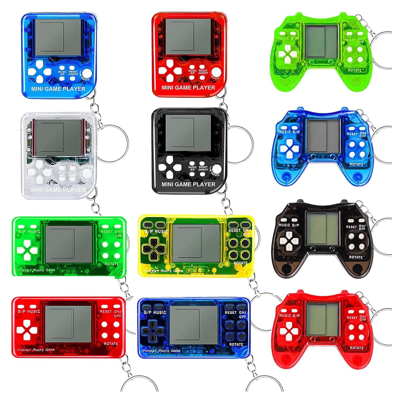 12 Llaveros de Videojuegos Carlerait para Fiesta Infantil