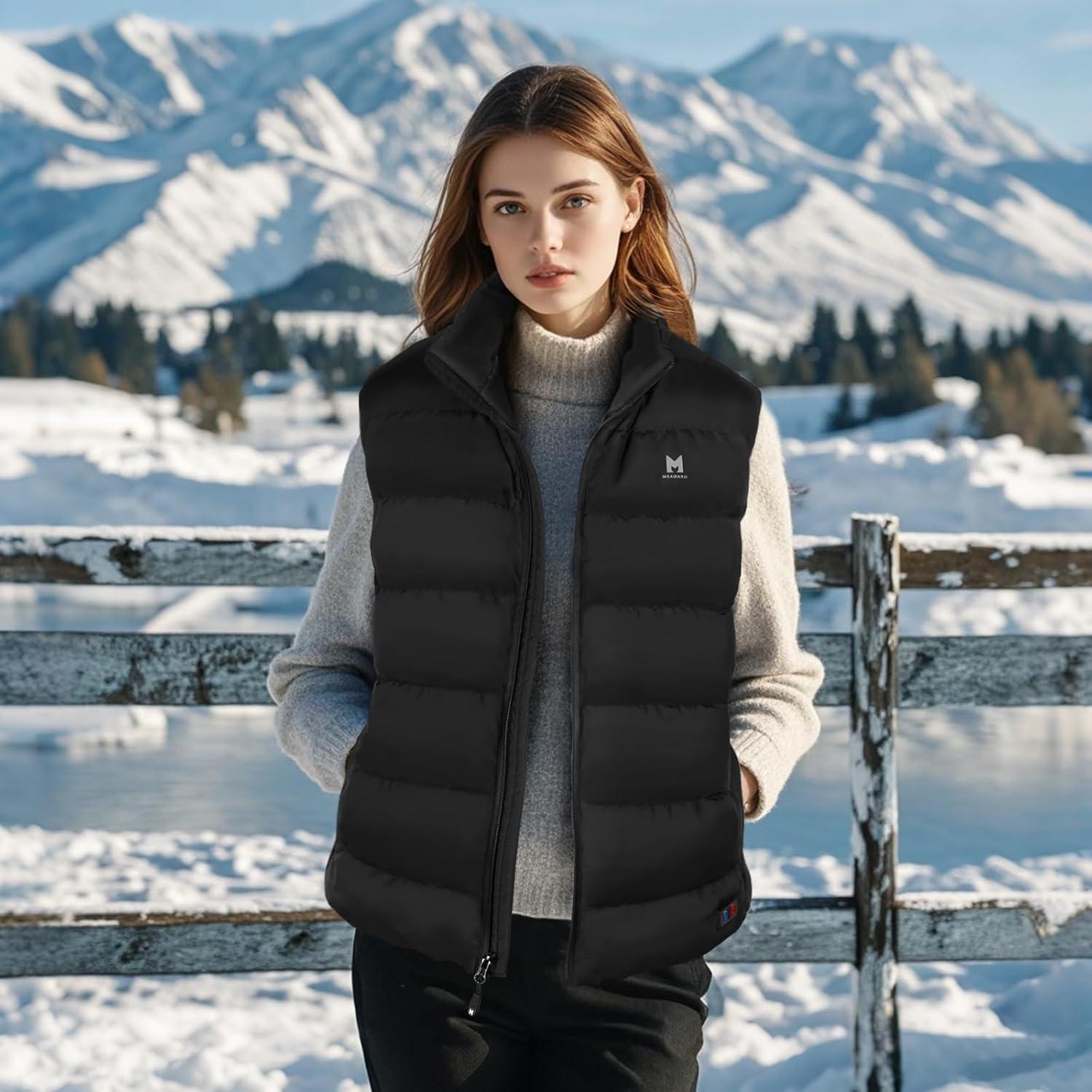 Chaleco Térmico MRAWARM S-DOWN-VEST-US 90% Plumón 6 Zonas