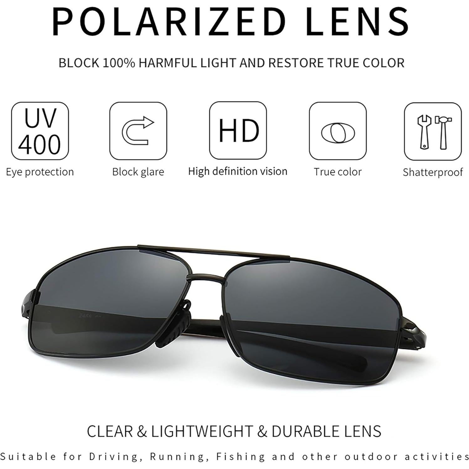 Gafas de sol polarizadas SUNGAIT UV400 ultraligeras