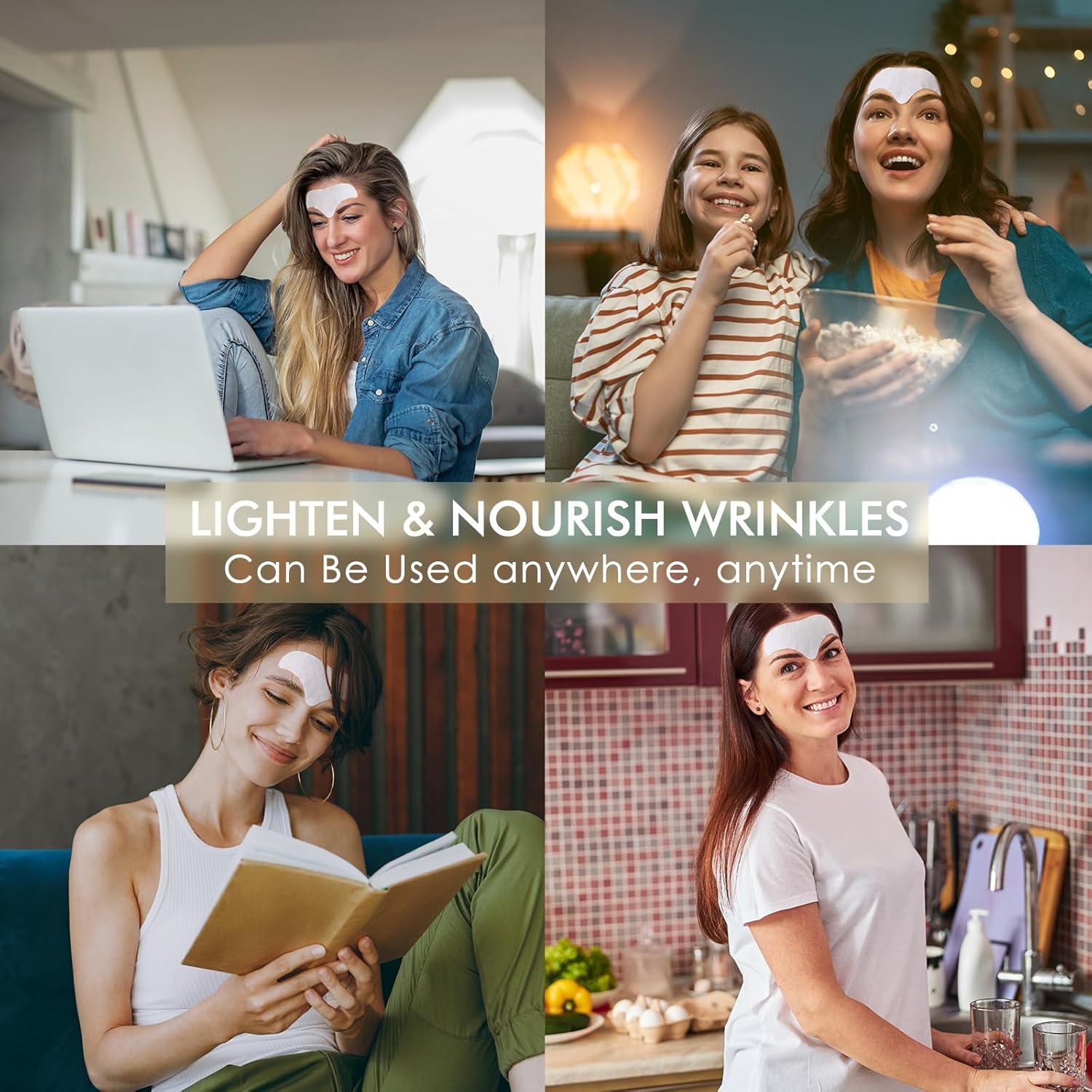 Parches Antienvejecimiento AUSLKA 24PCS con Aloe y Colágeno