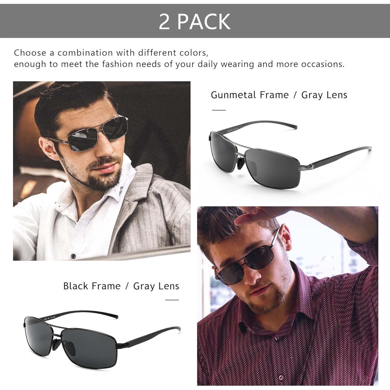 Gafas de sol polarizadas SUNGAIT 2 en 1 protección UV400